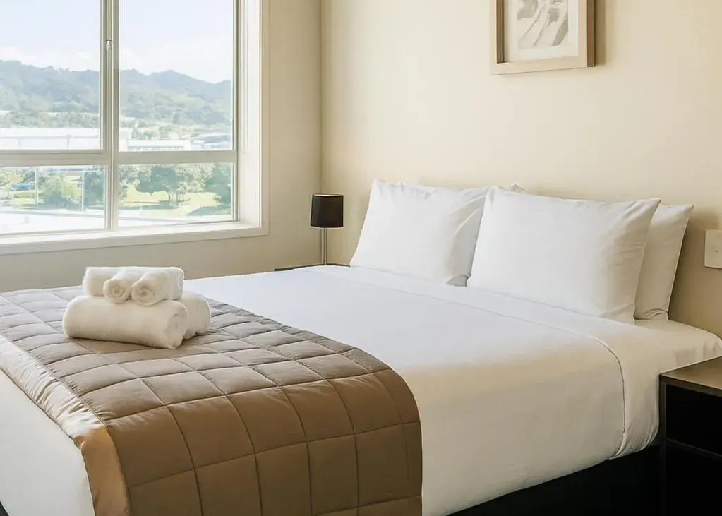 Bed in The Post Hotel Bed in The Post Hotel