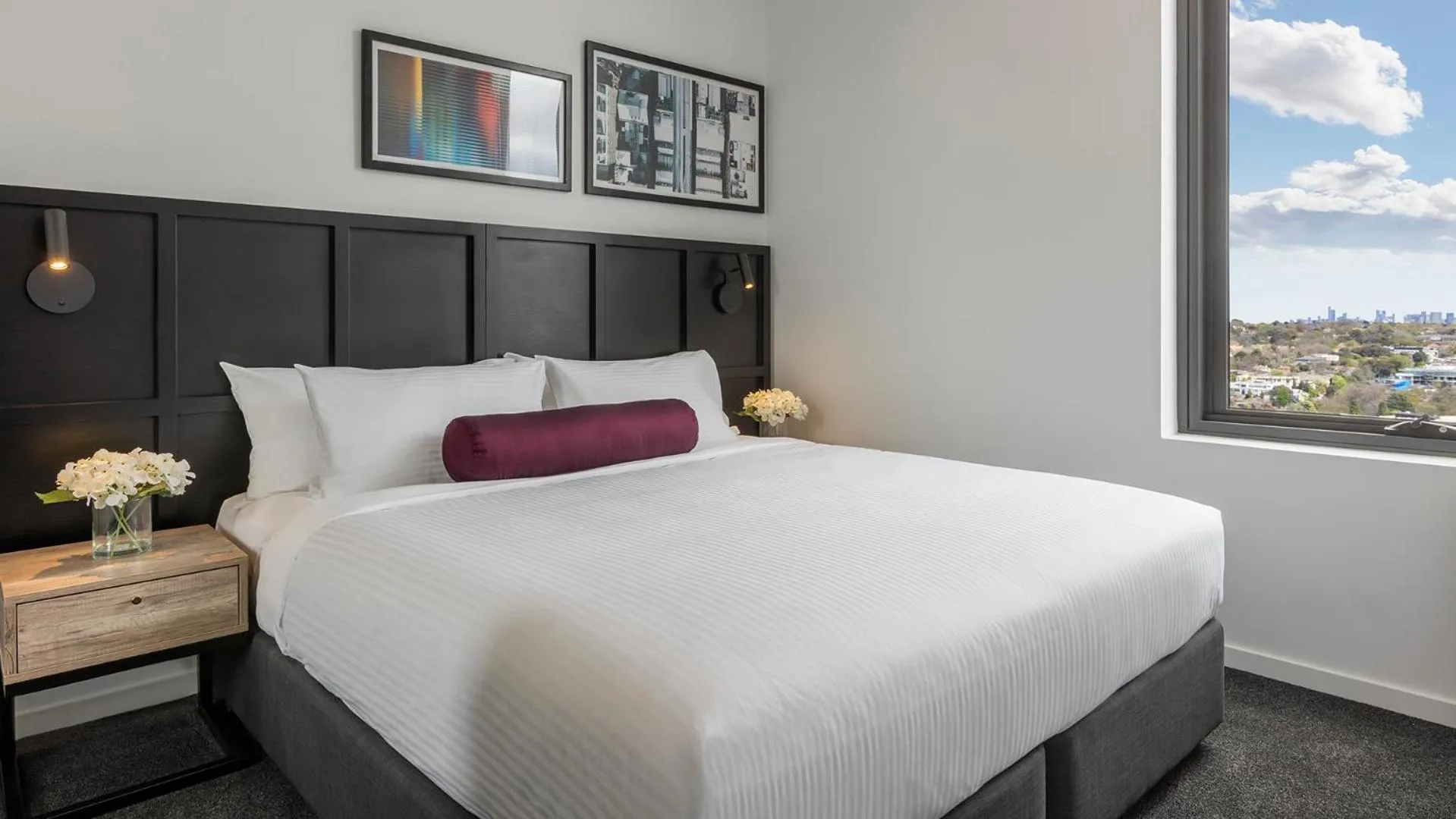 Bed in Avani Melbourne Box Hill Residences