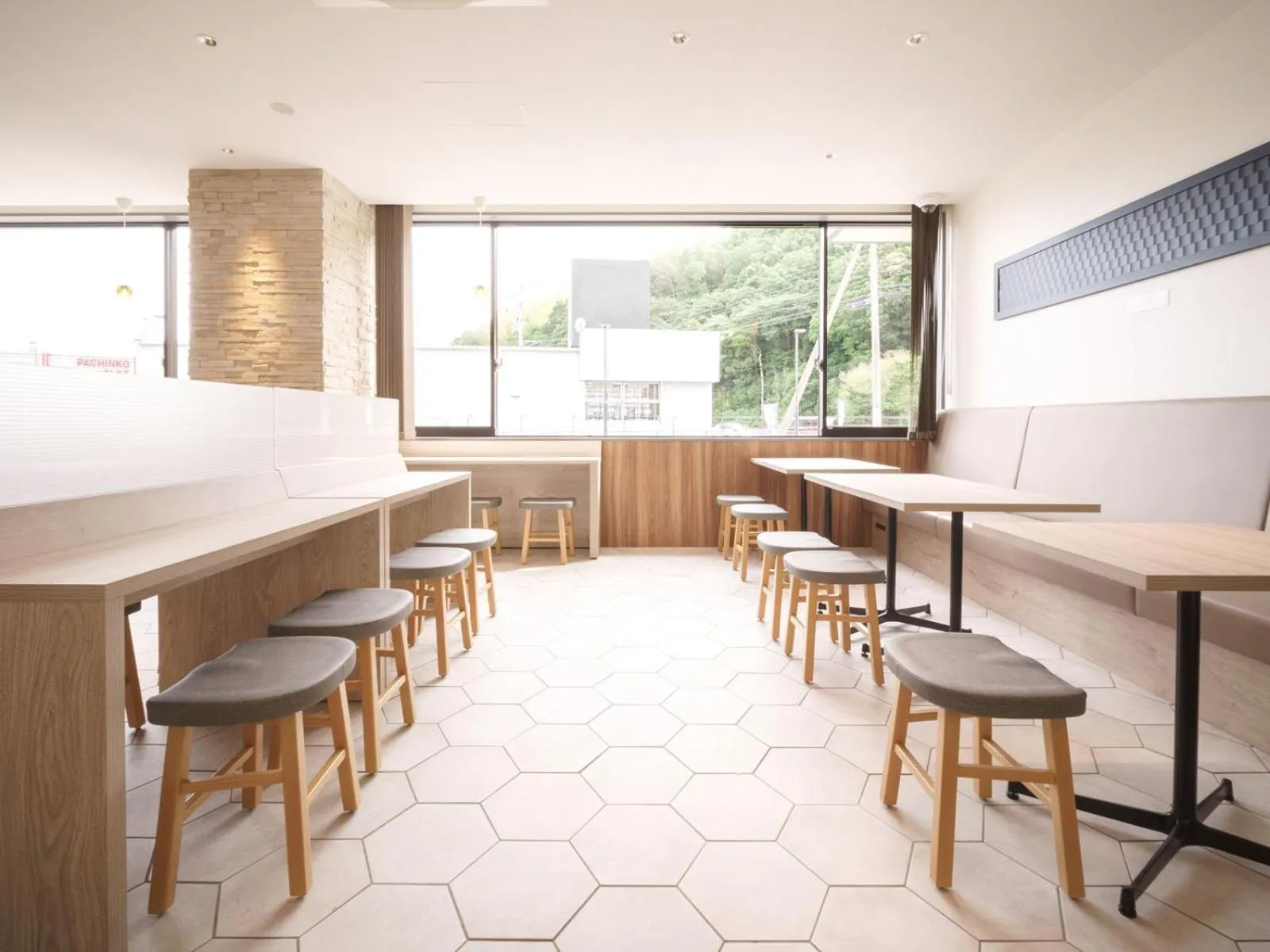 Communal lounge/ TV room in Super Hotel Anan Tomioka