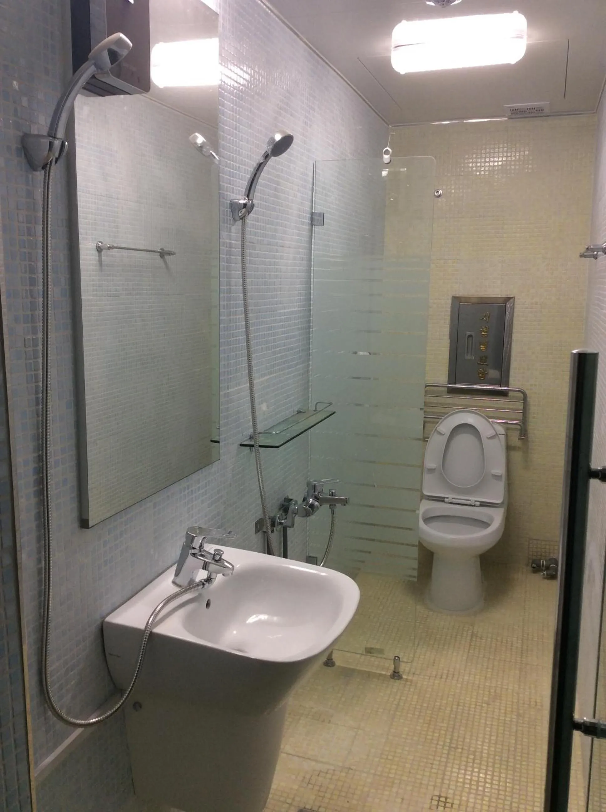 Shower in The Core Albergue