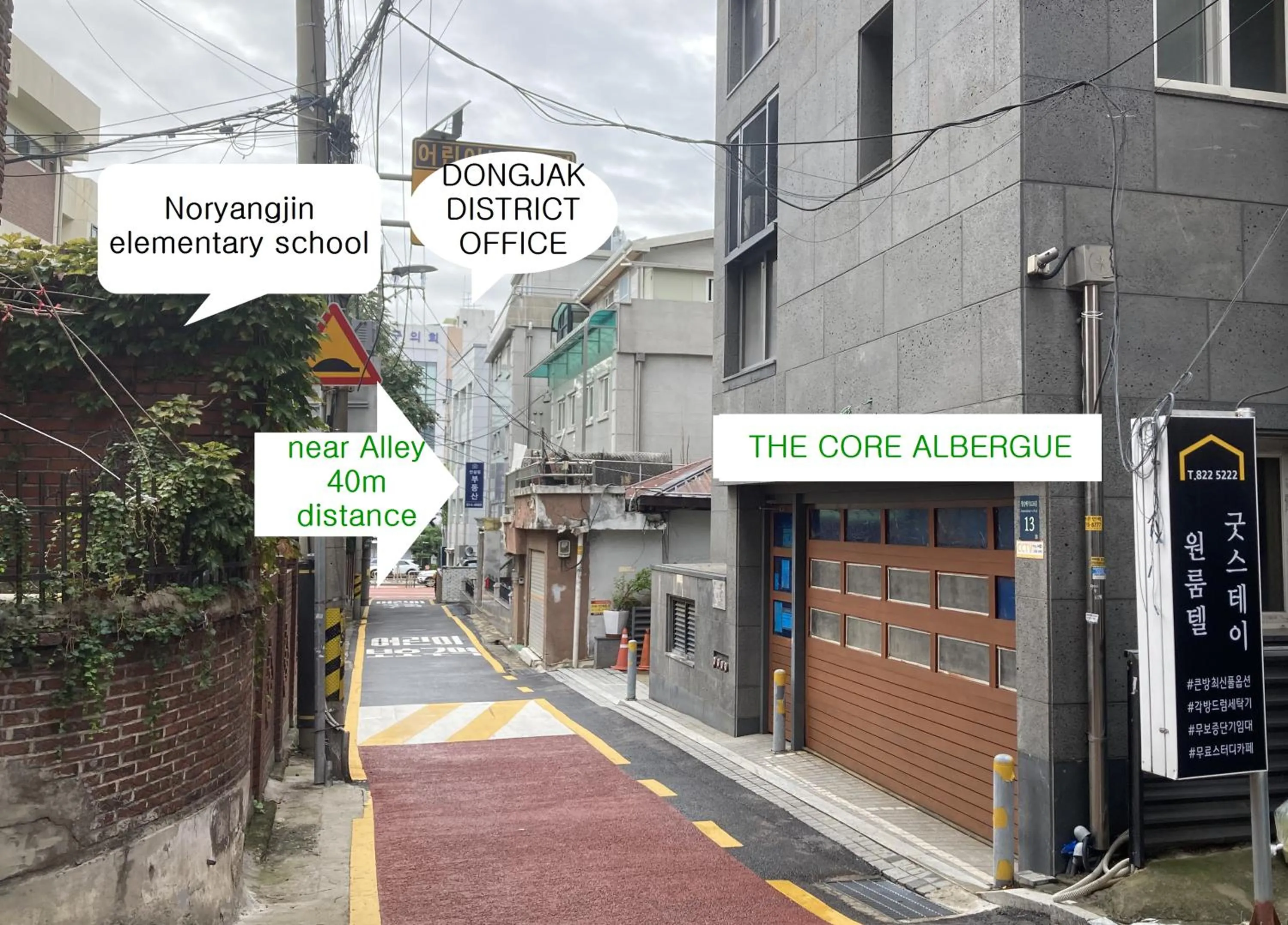 Property building in The Core Albergue
