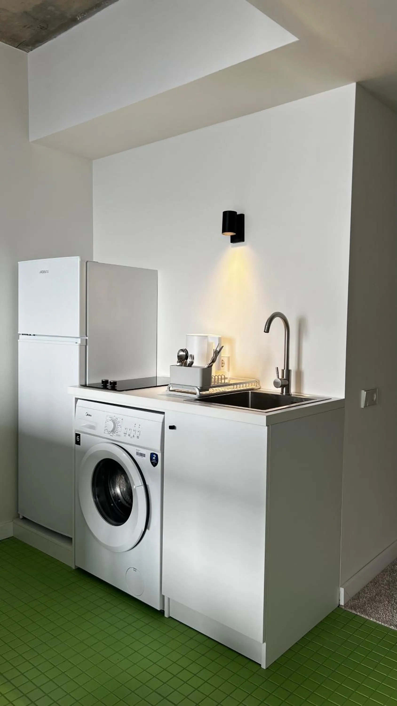 Kitchen or kitchenette in Kartuli Hotel