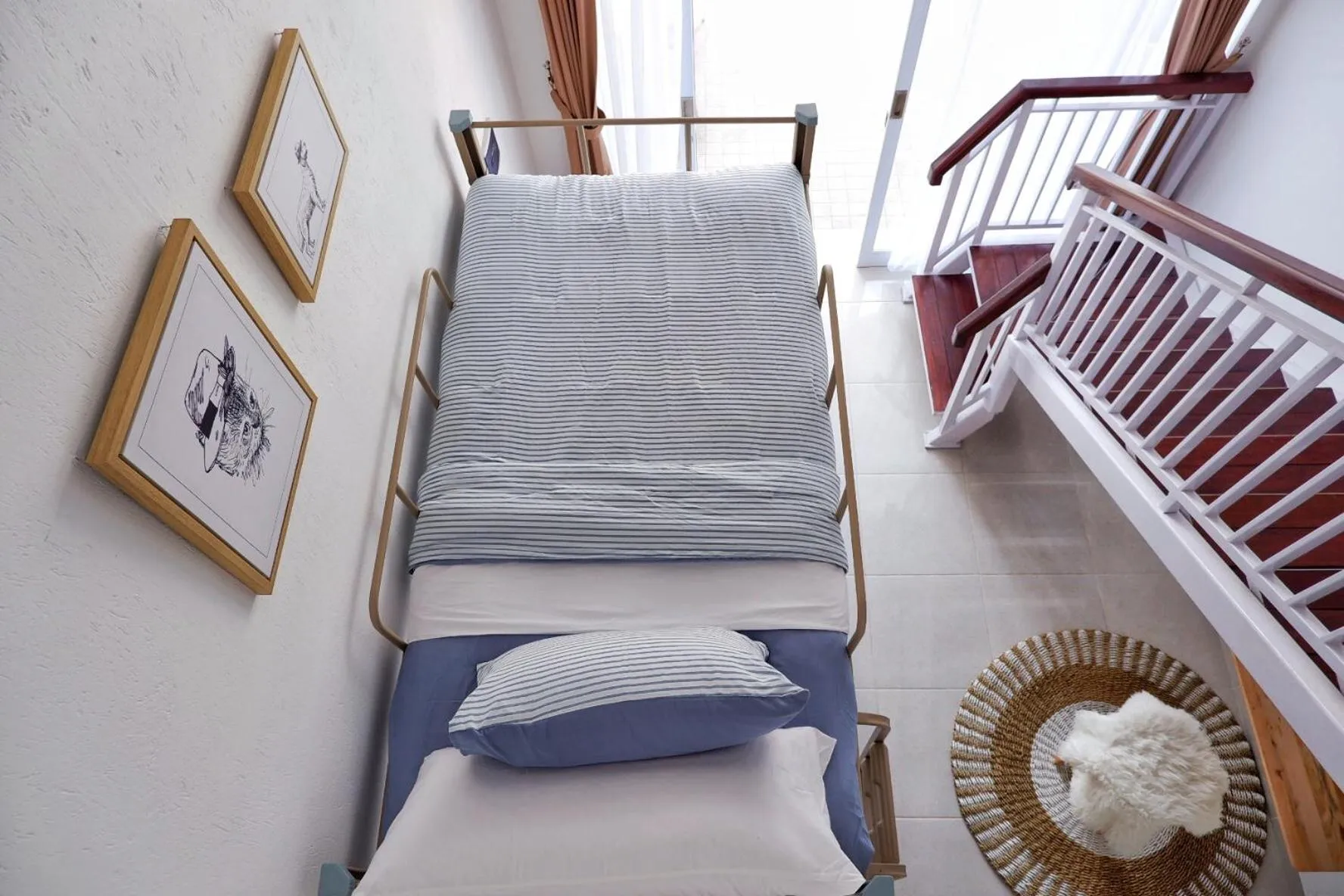 Living room, Bed in The Sloth Bali