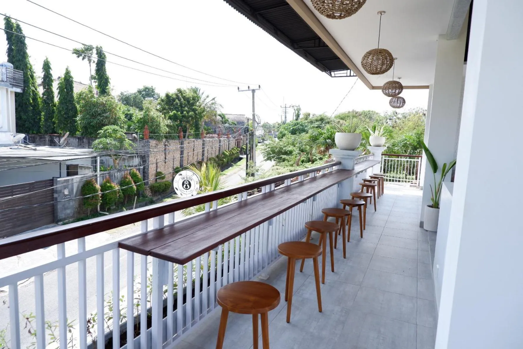 Street view in The Sloth Bali