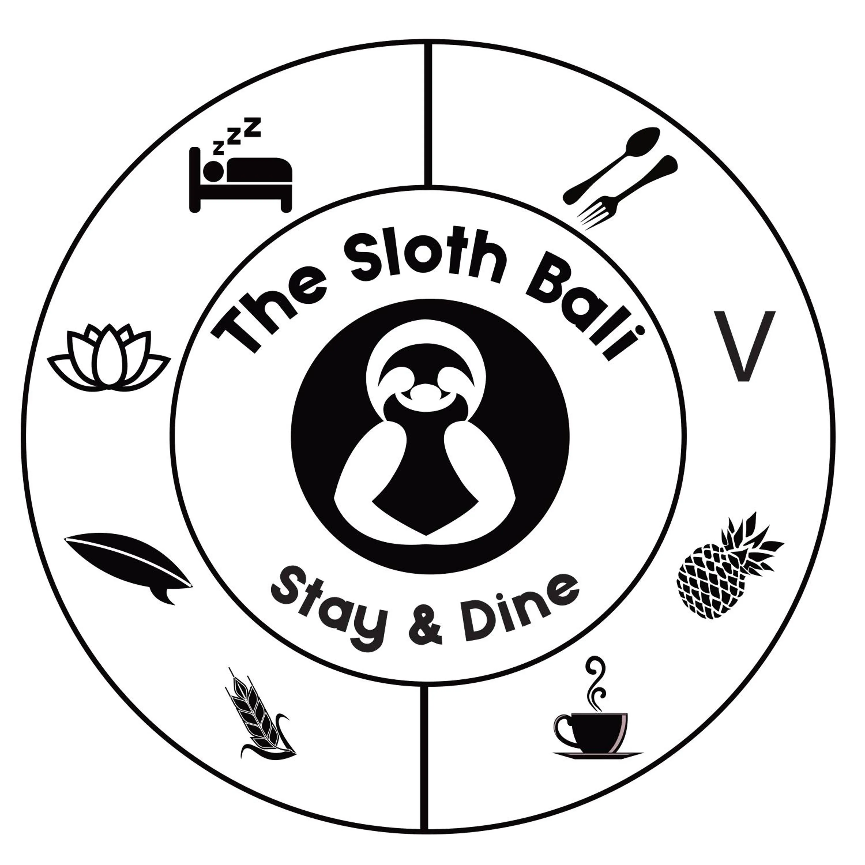 Logo/Certificate/Sign in The Sloth Bali