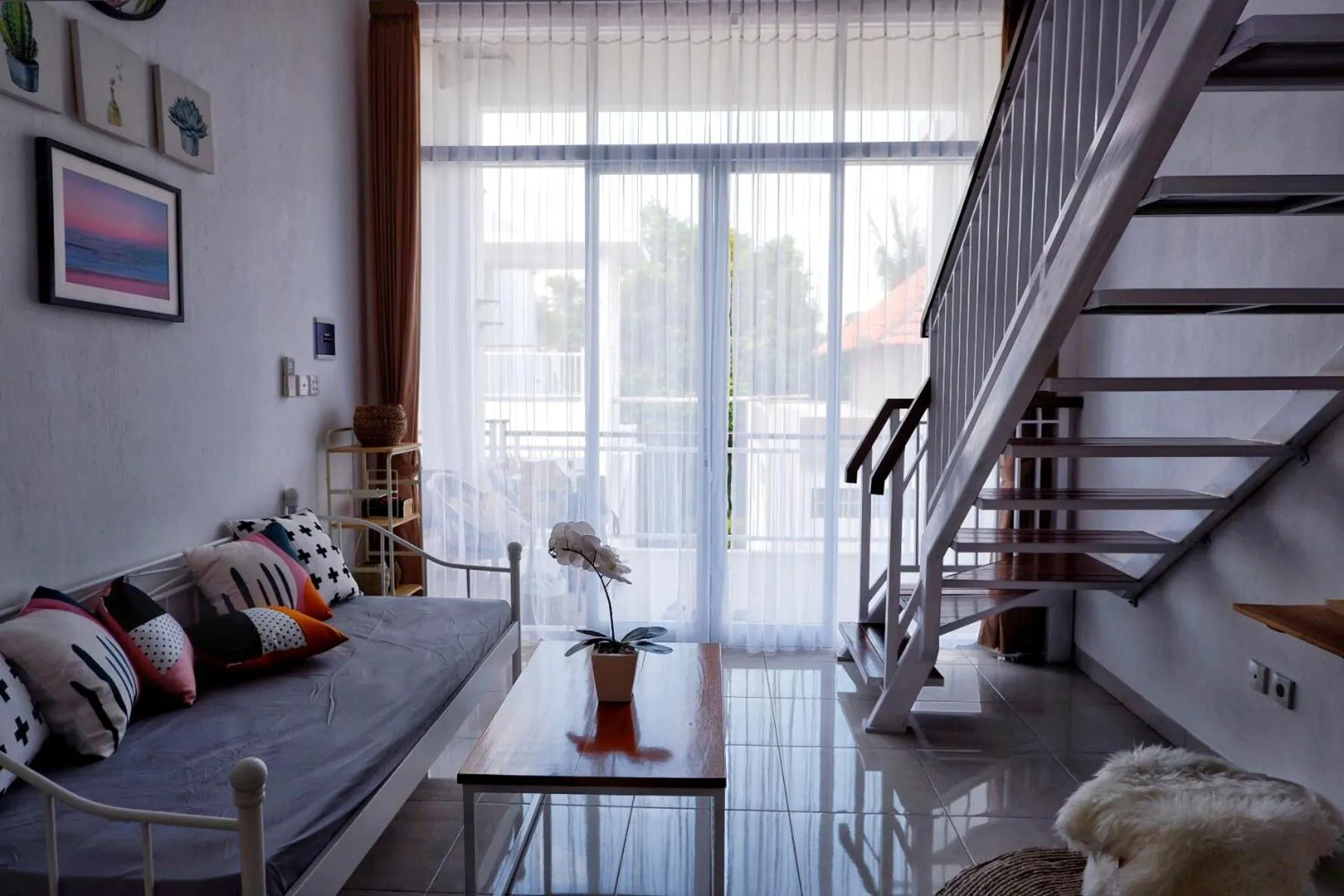 Living room in The Sloth Bali