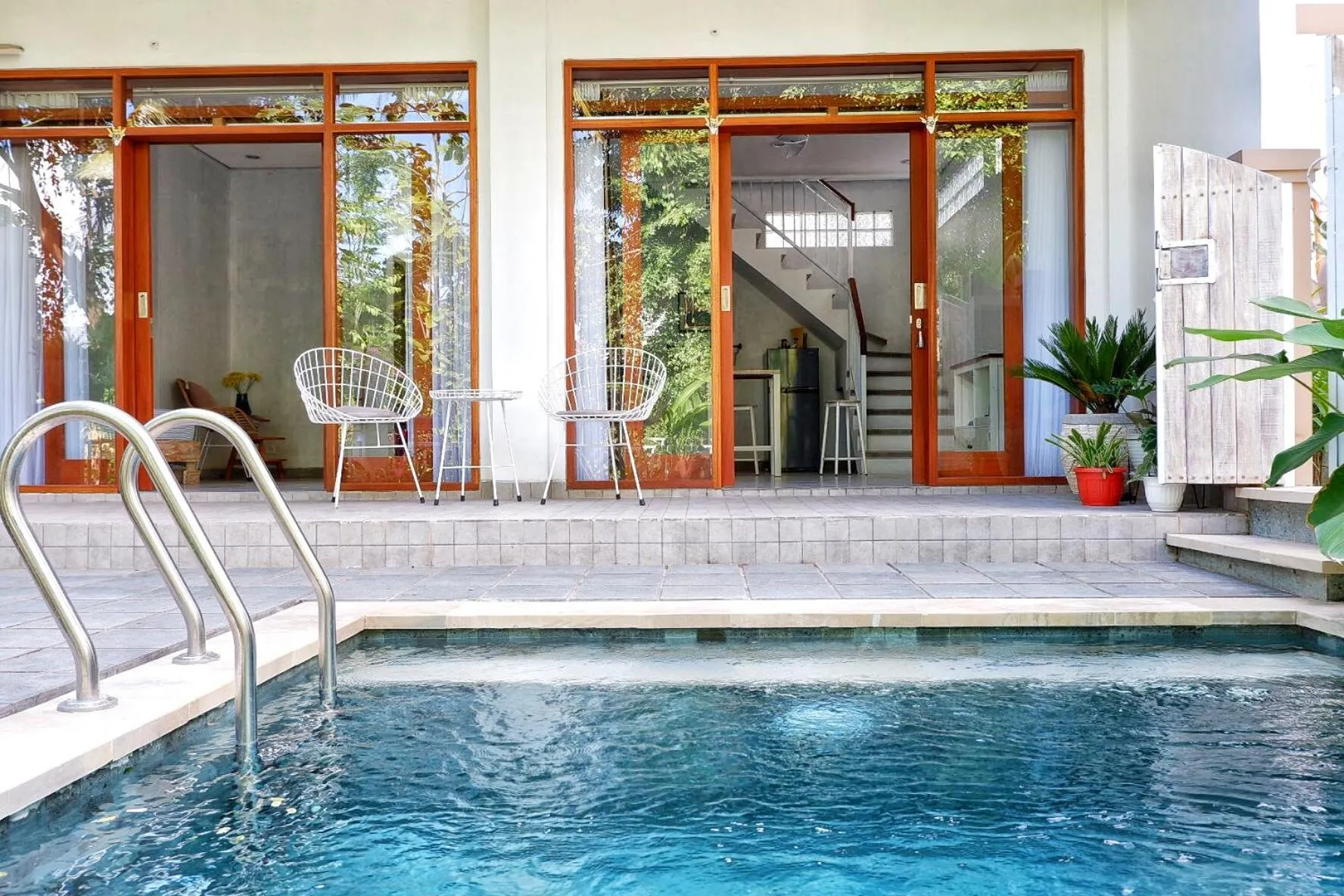 Facade/entrance in The Sloth Bali