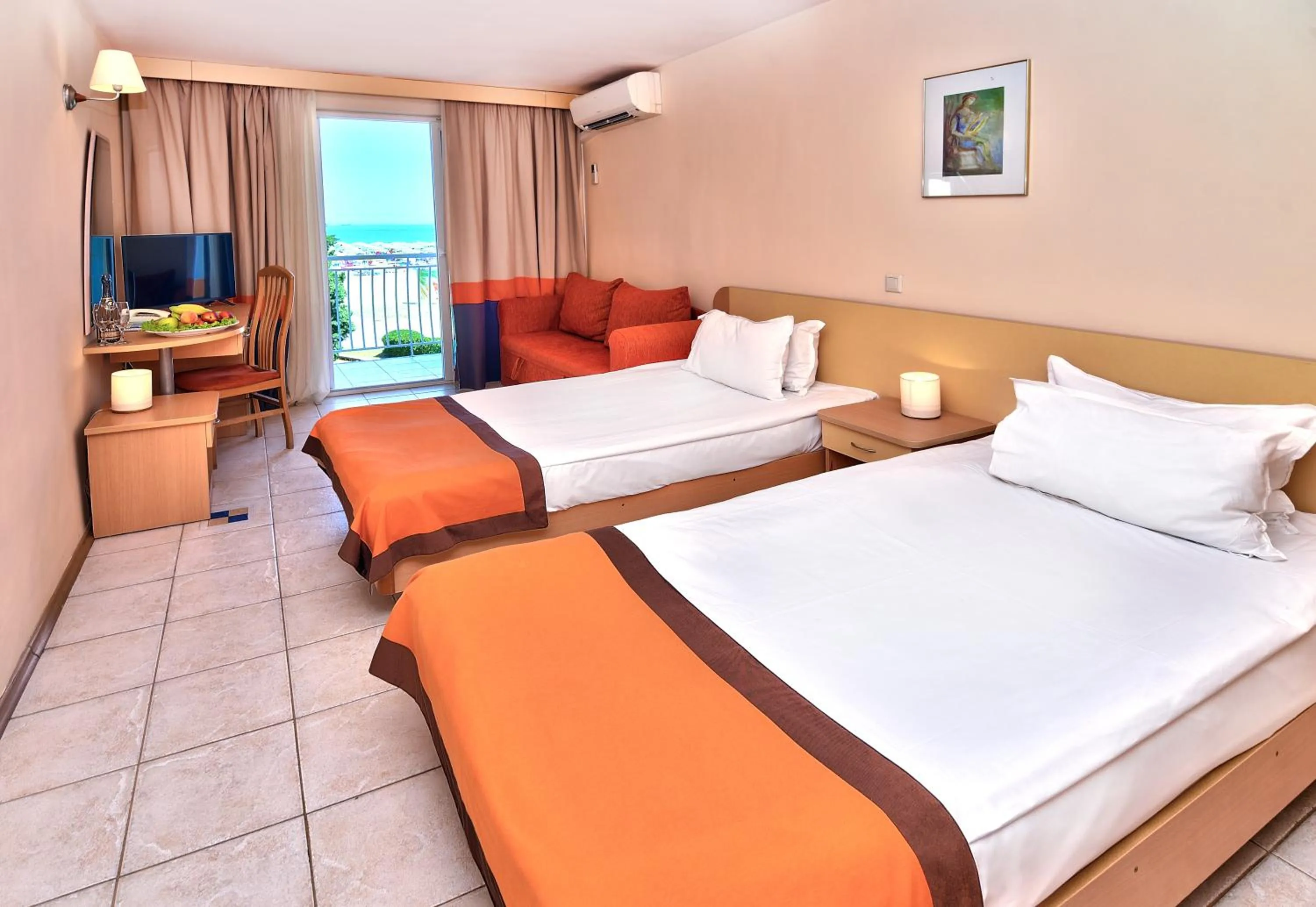 Bed in Kaliopa Hotel