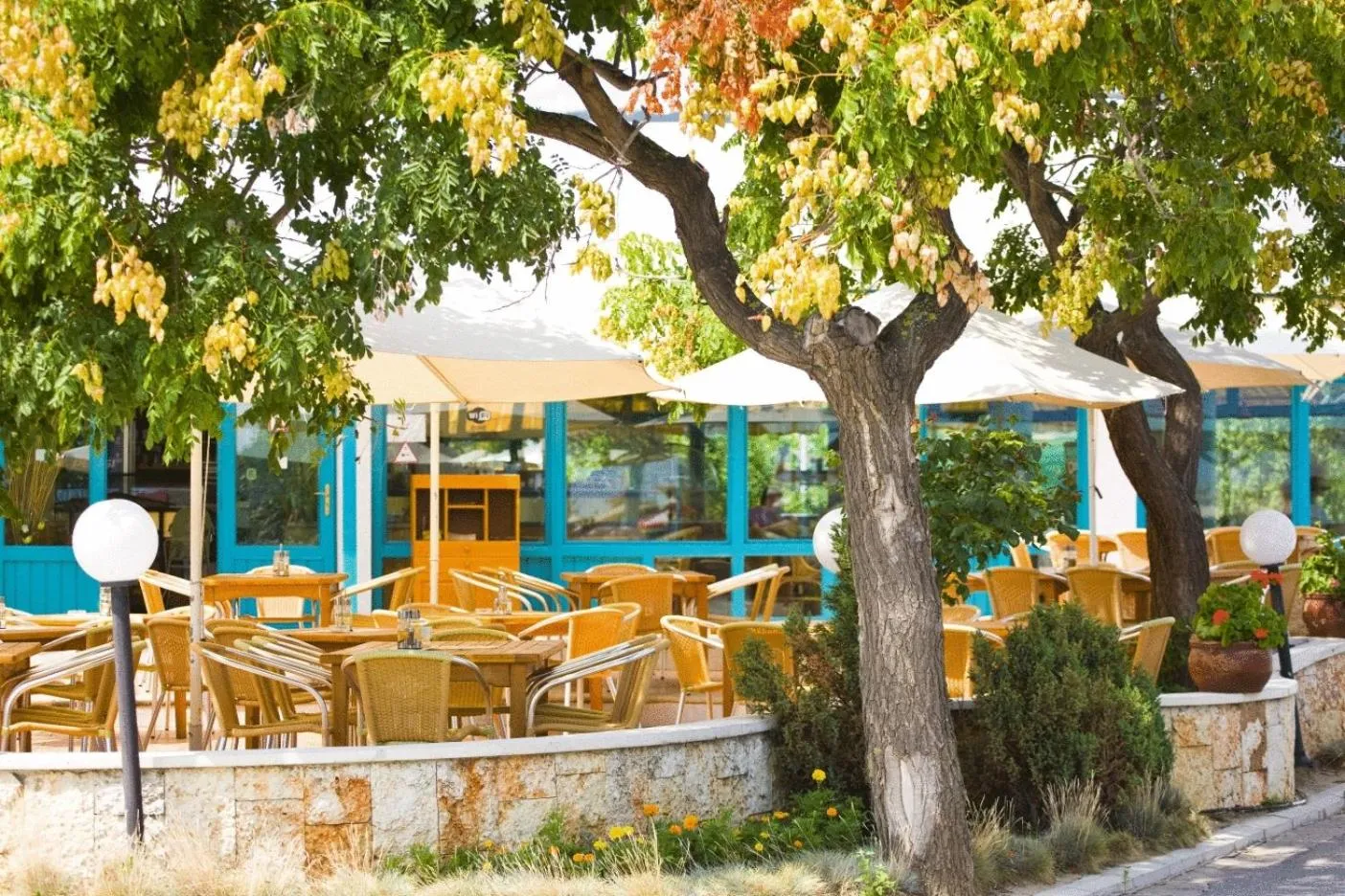 Facade/entrance in Kaliopa Hotel