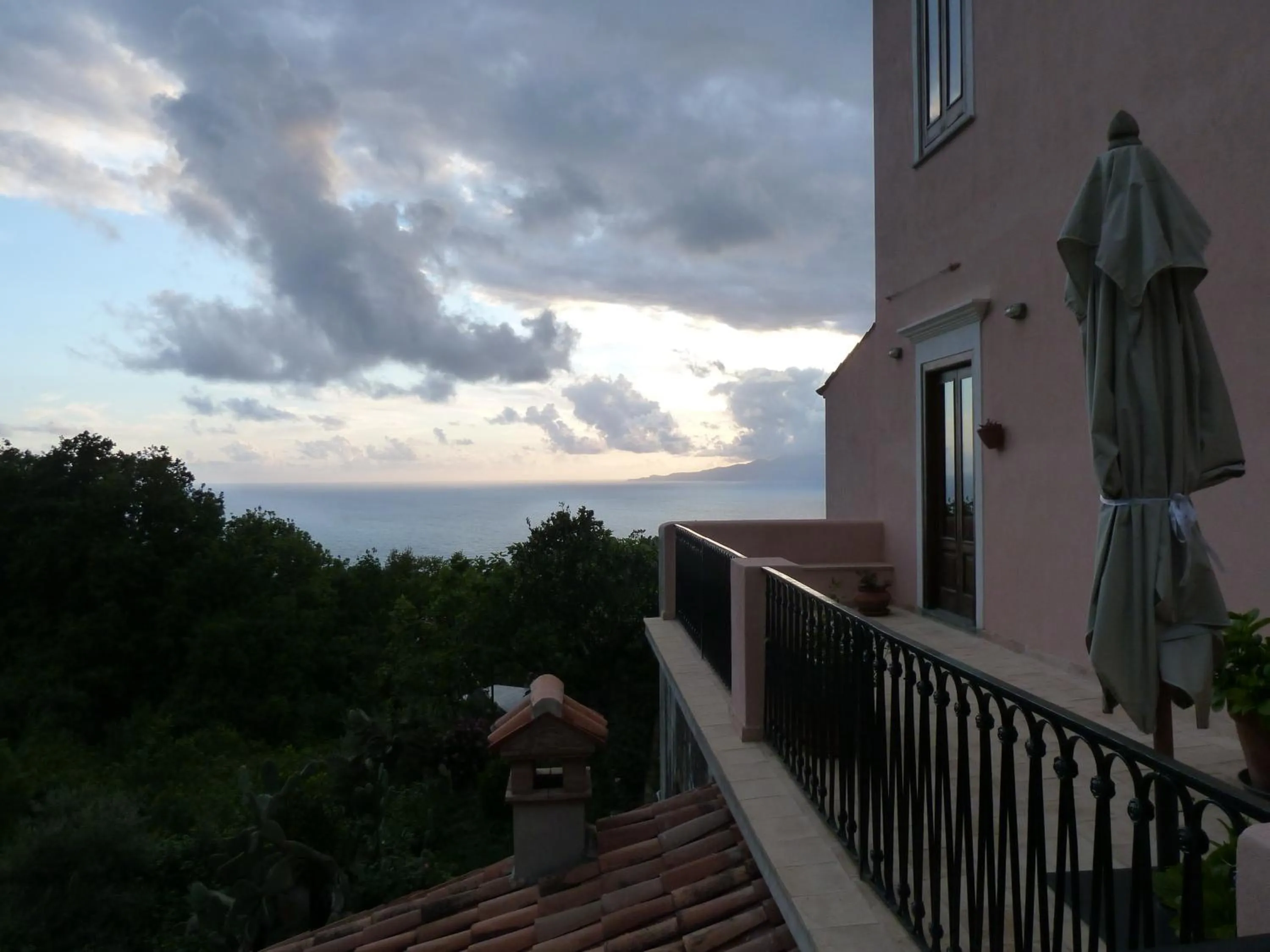 Balcony/Terrace in Casa Puccini B&B Maratea