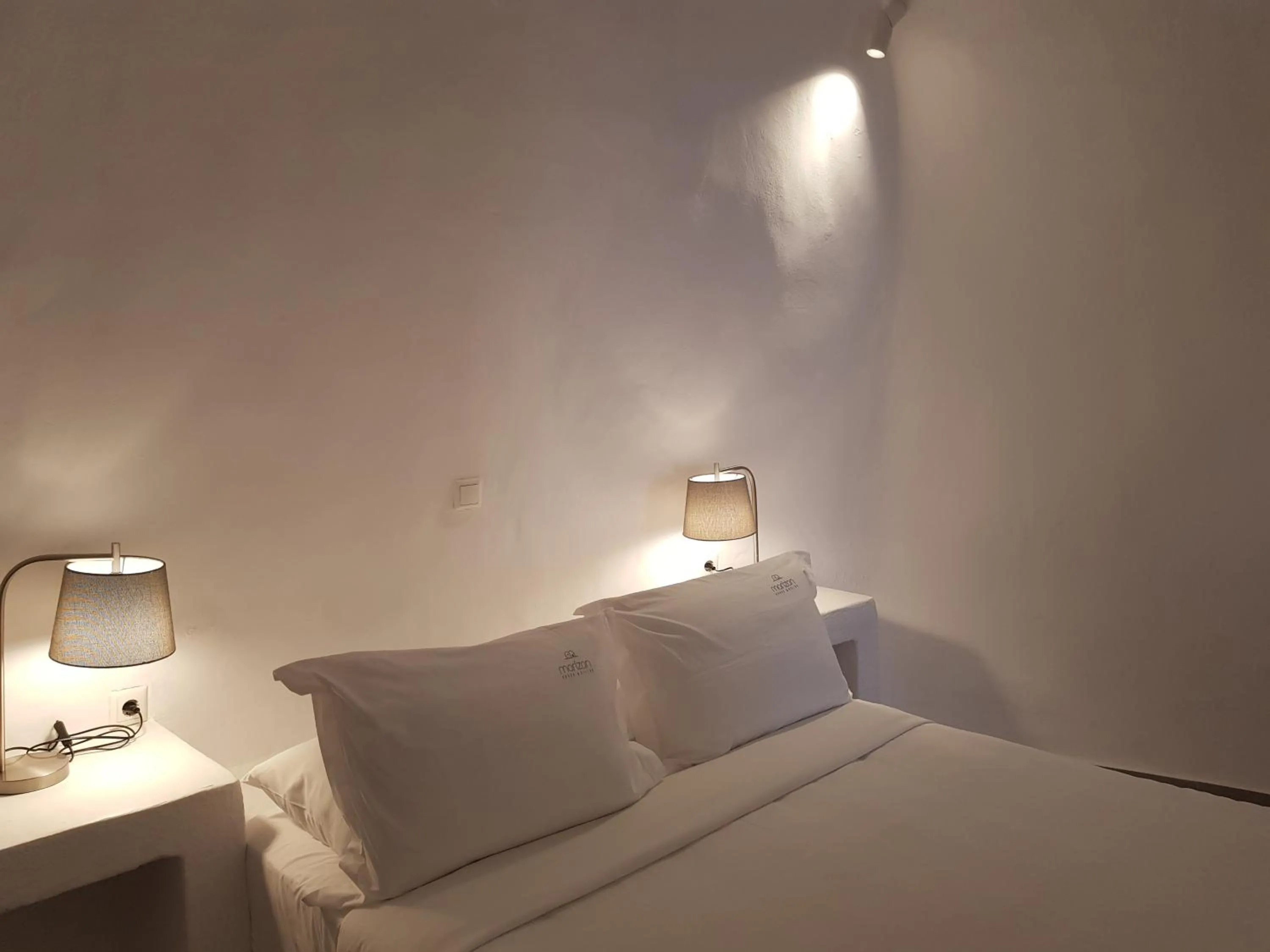 Bed in Marizan Caves & Villas