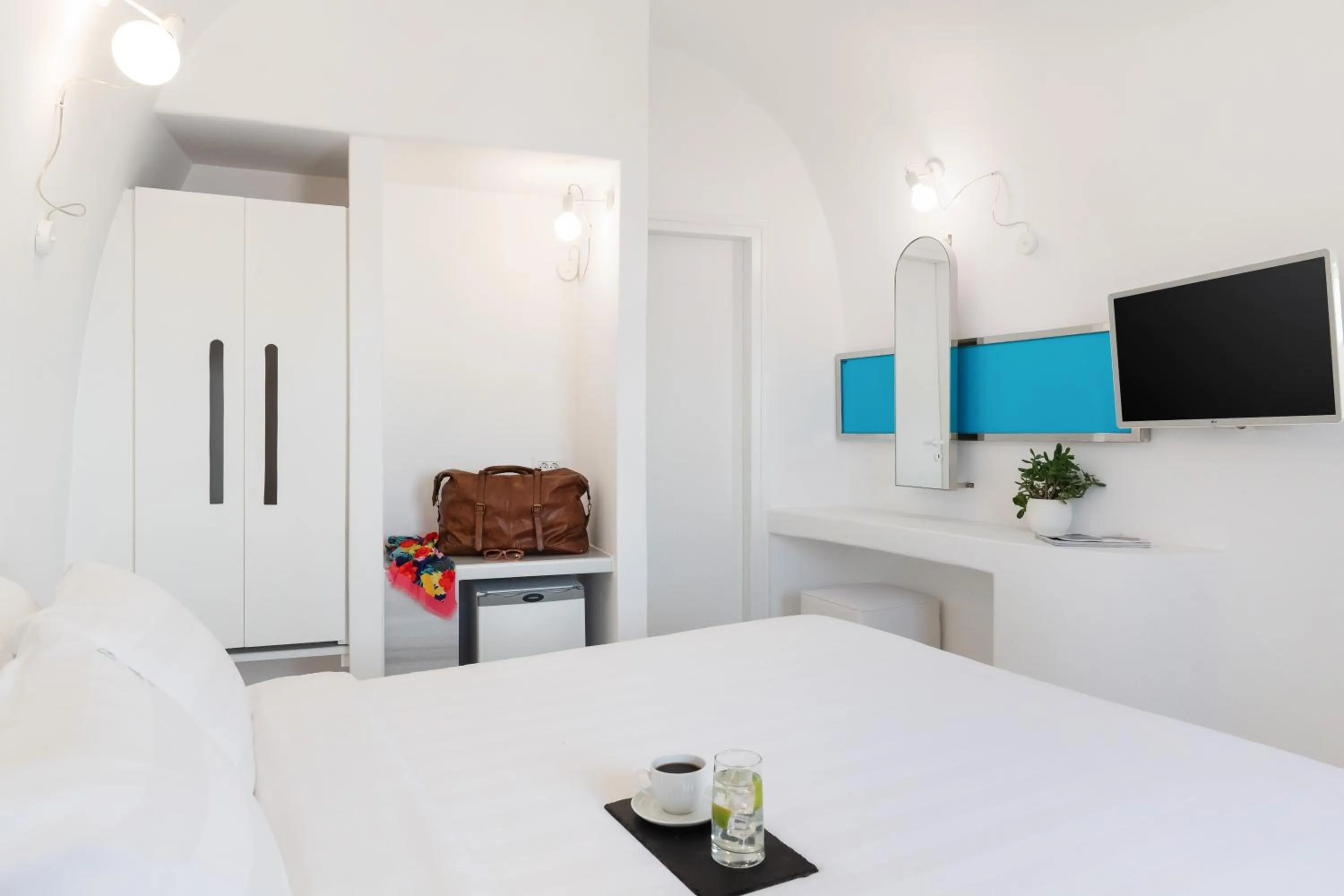 Bed in Marizan Caves & Villas