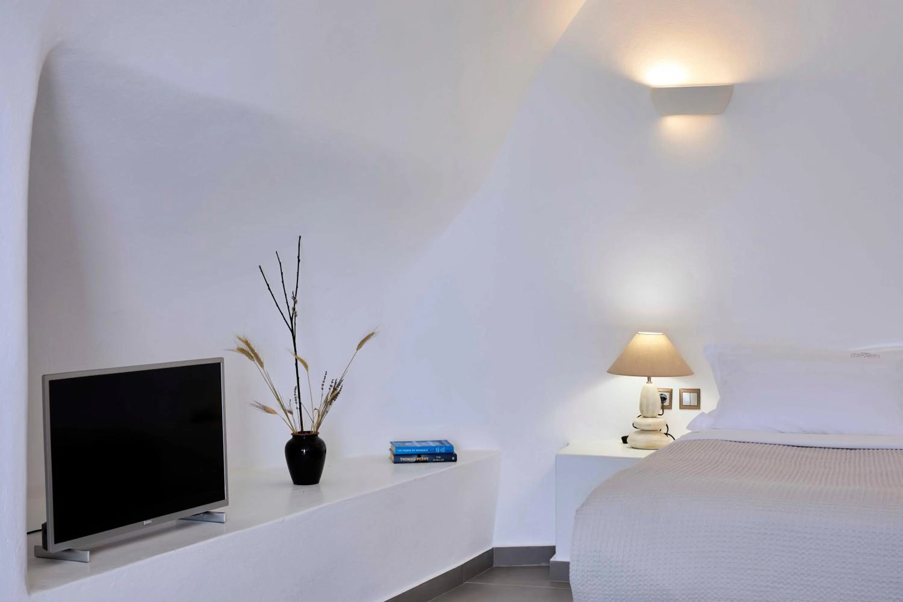 Bed in Marizan Caves & Villas