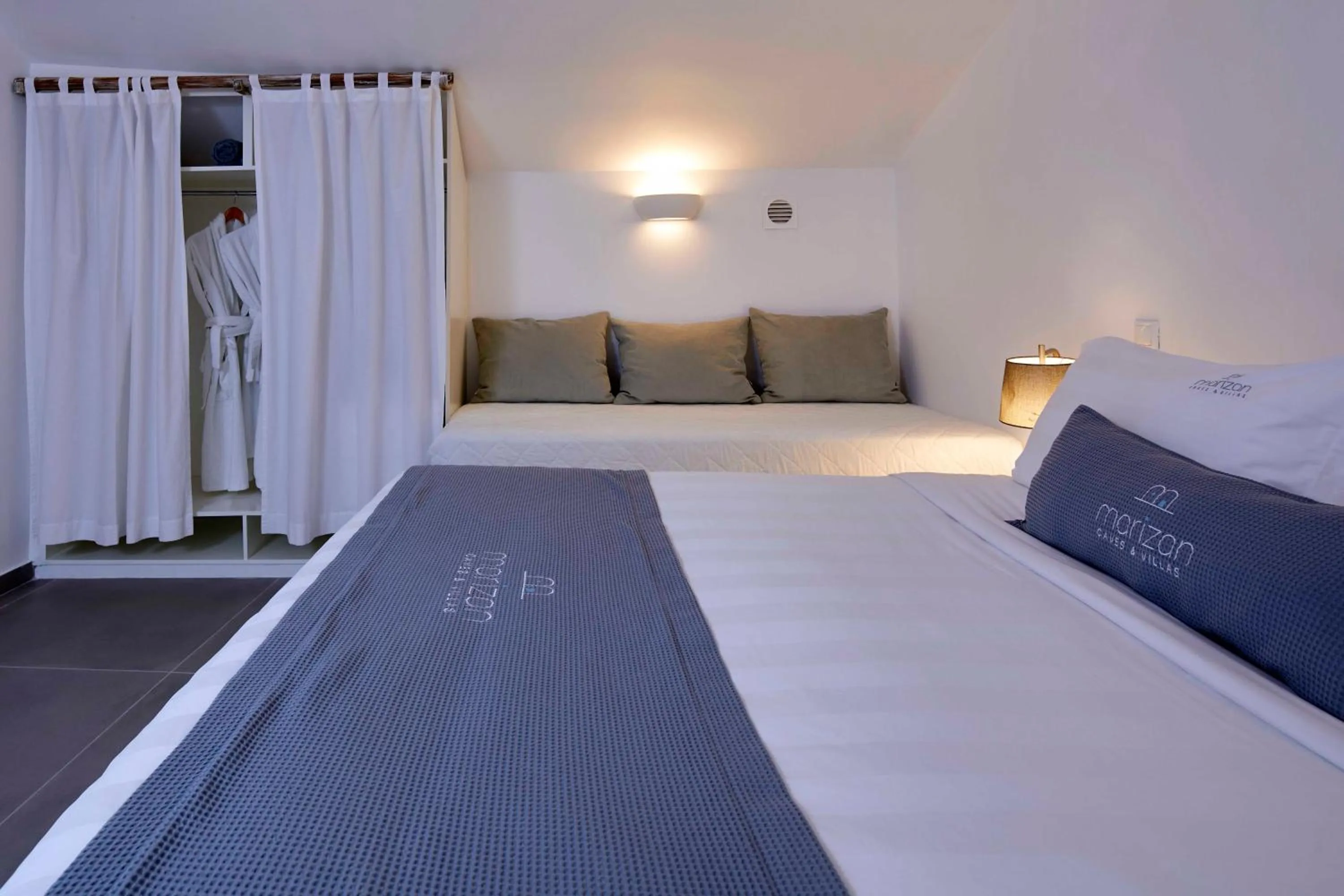 Bed in Marizan Caves & Villas