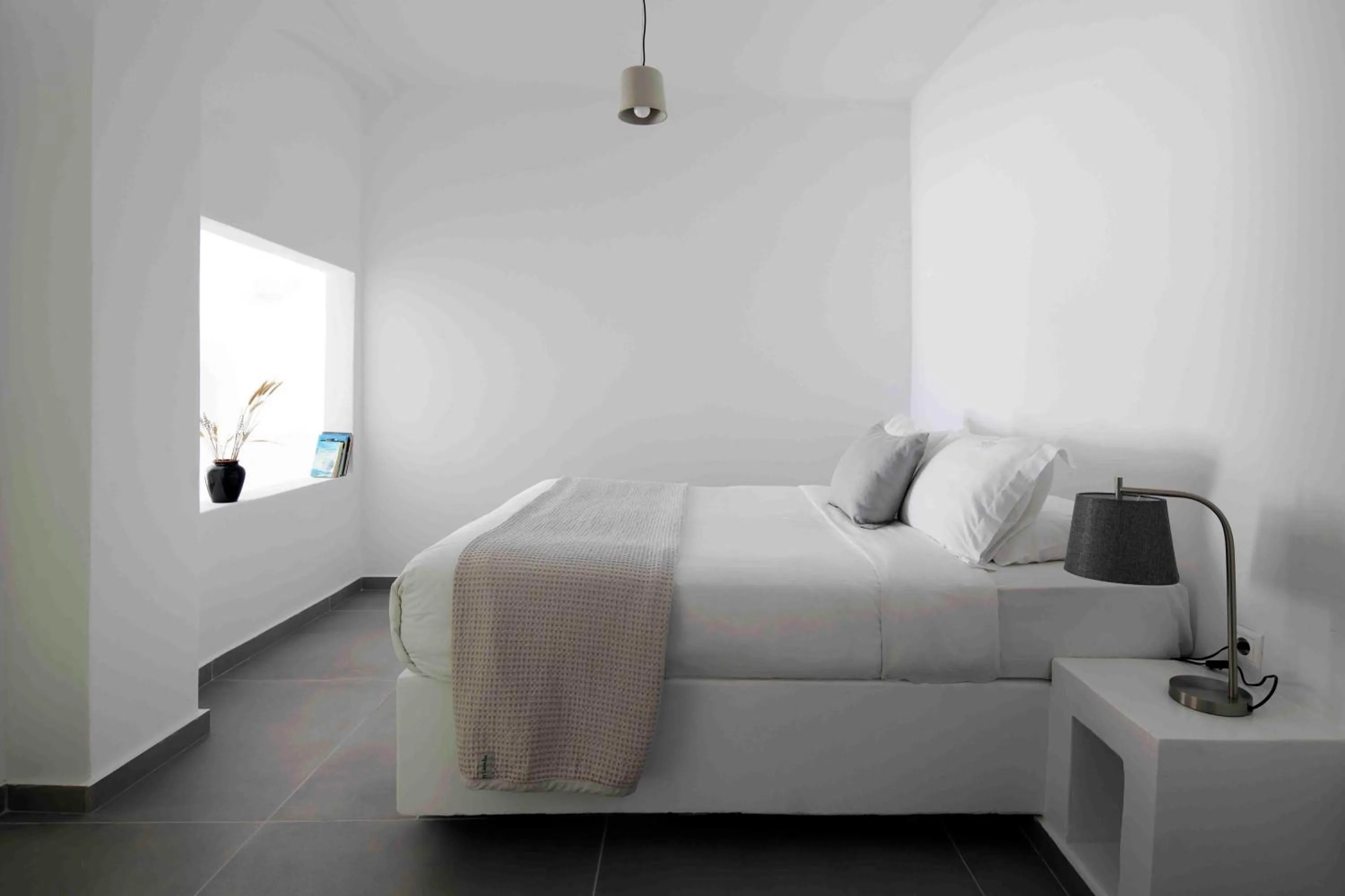 Bed in Marizan Caves & Villas