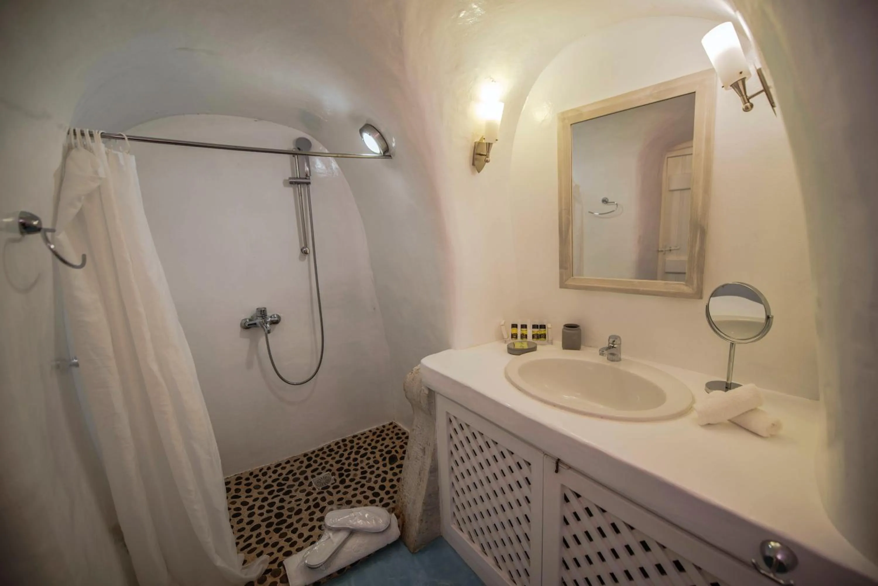 Shower in Marizan Caves & Villas