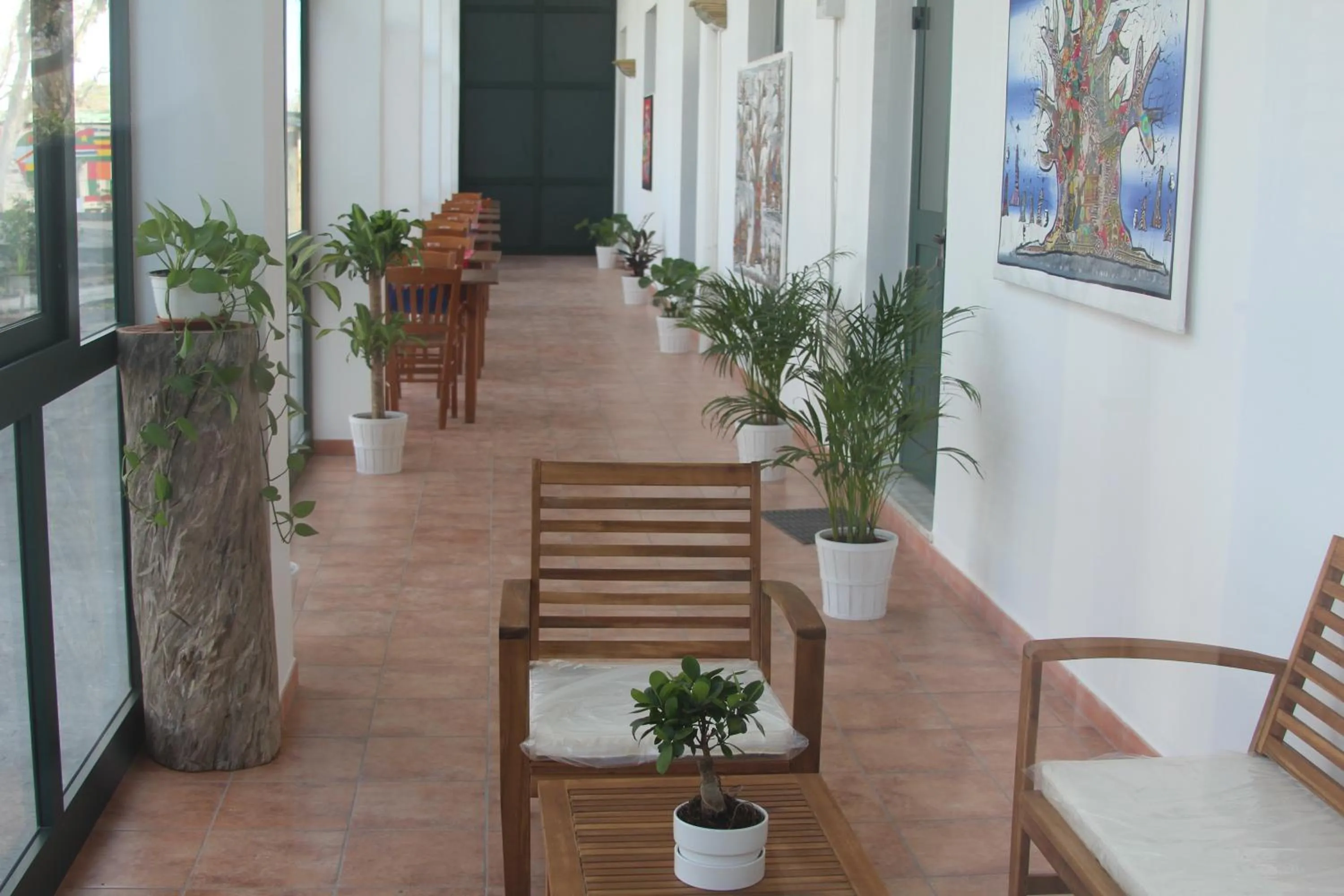 Breakfast in Beteyà Hostel Don Bosco