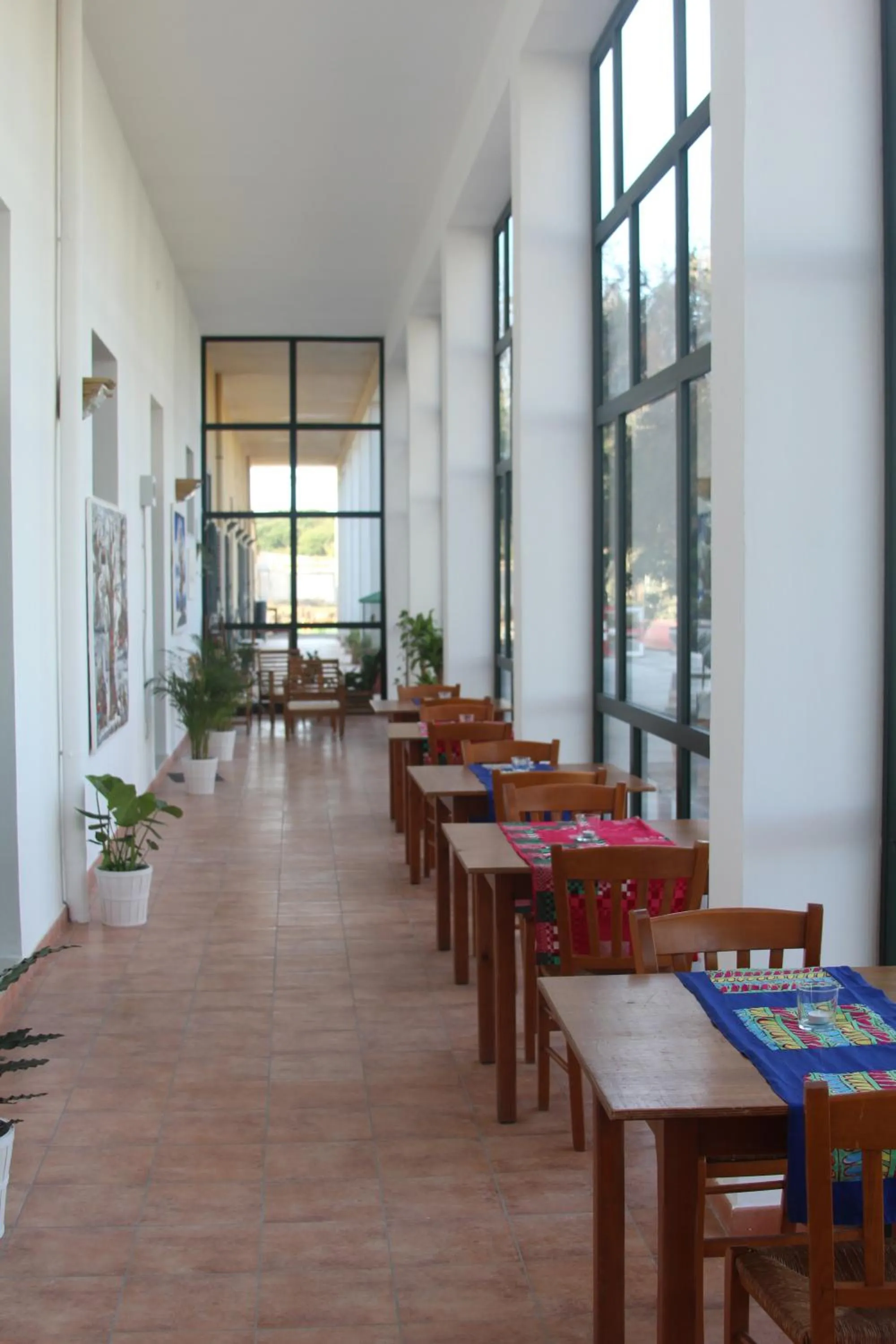 Breakfast in Beteyà Hostel Don Bosco