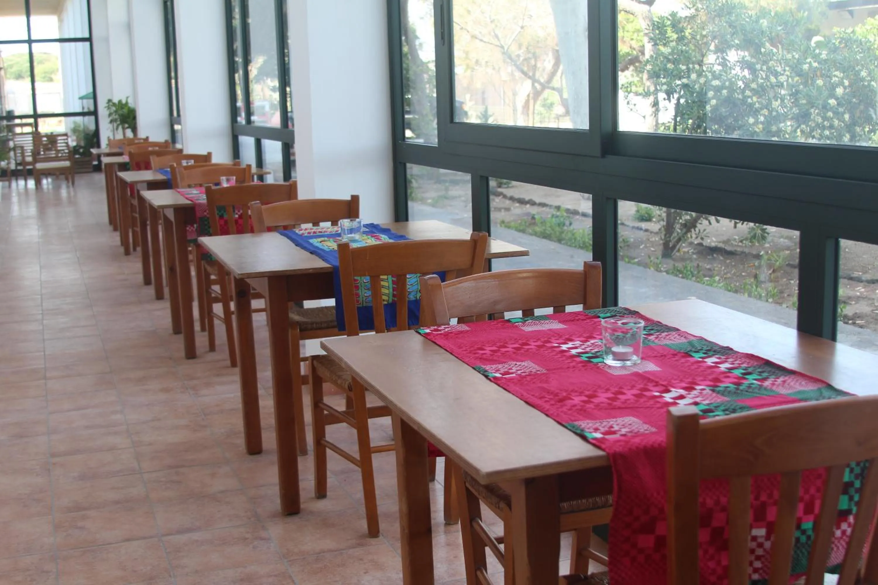 Breakfast in Beteyà Hostel Don Bosco