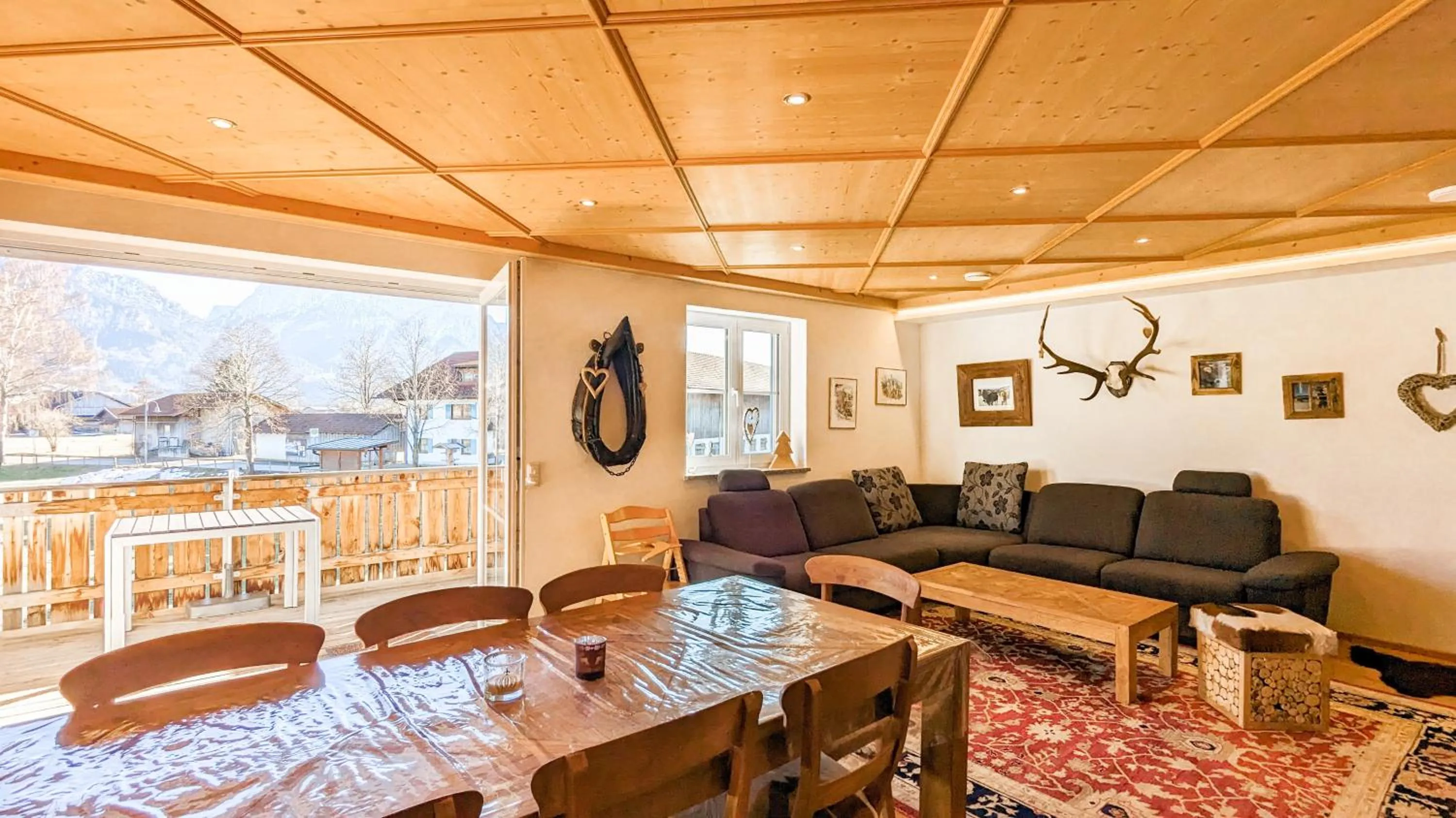 Living room in Ferienwohnung Landliebe