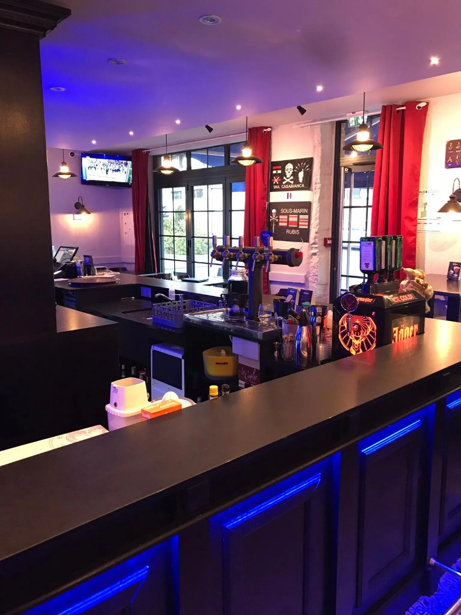 Lounge or bar in Hôtel Casabianca