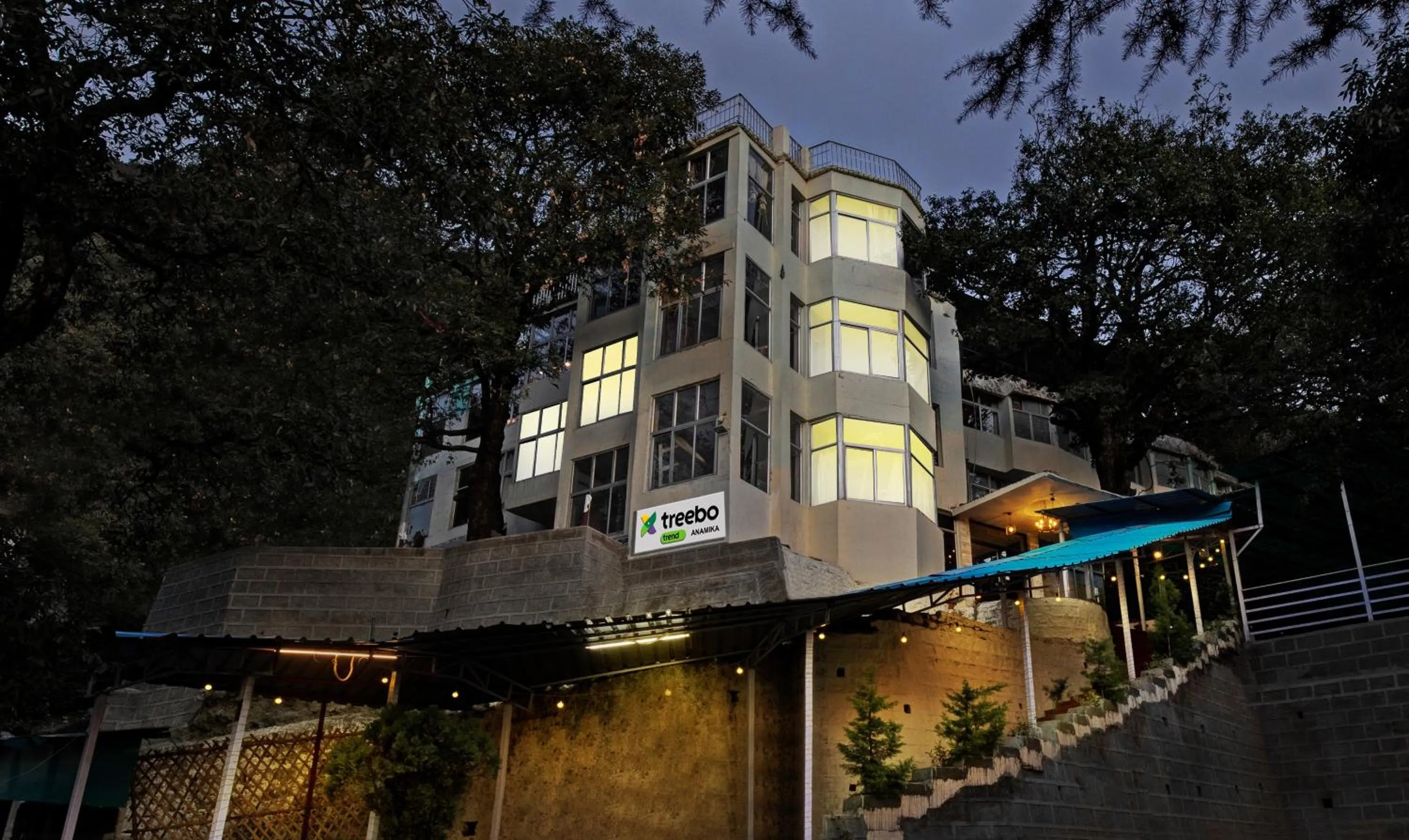 Property building in Treebo Kosmos Anamika, 1 Km From Nainital Lake