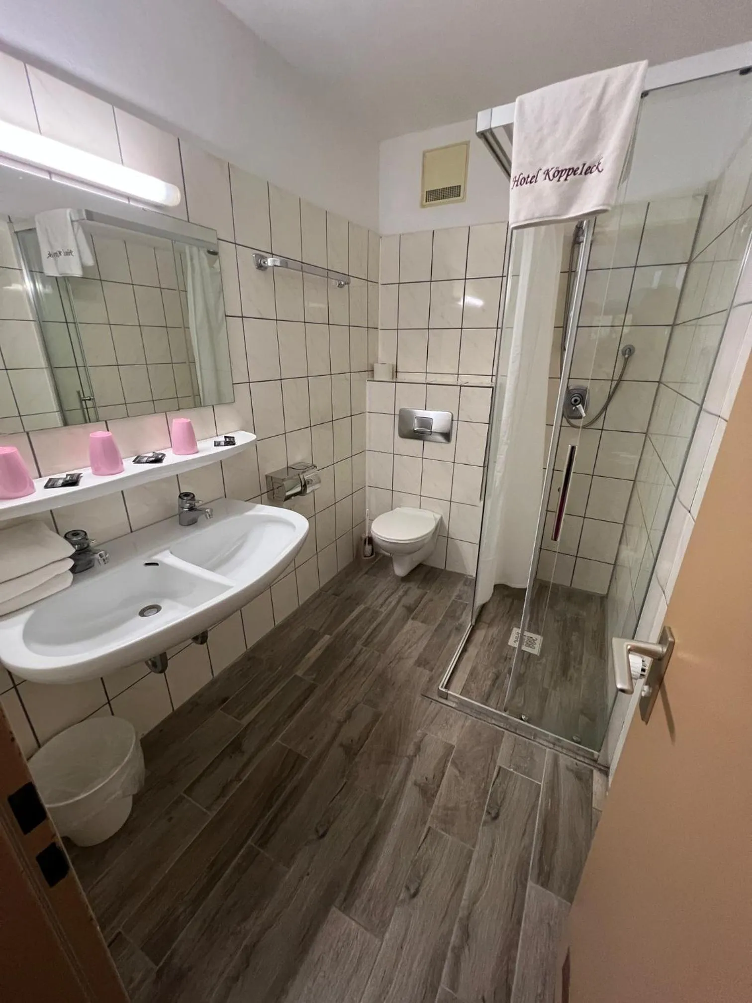 Shower in Hotel Köppeleck