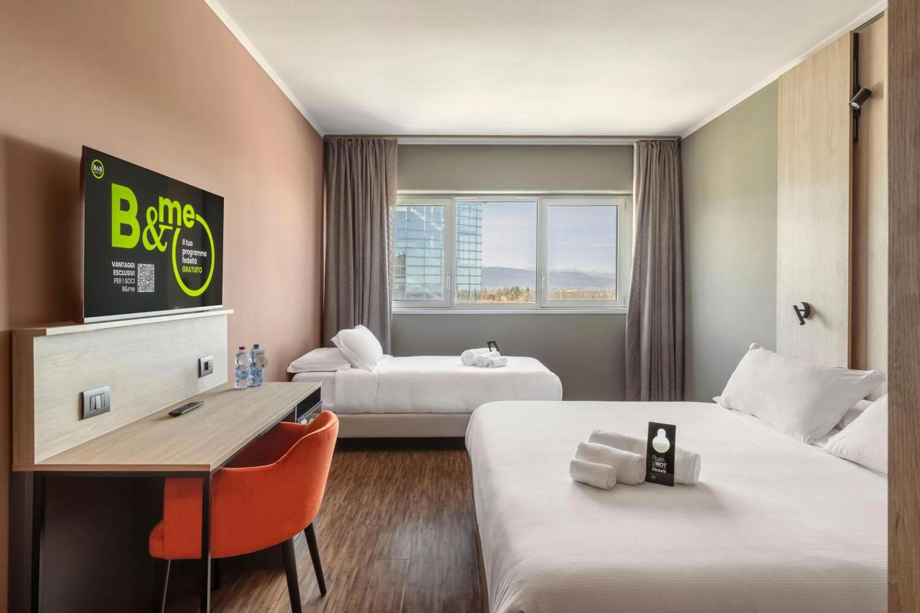 Triple Room with View in B&B HOTEL Cuneo Cristal