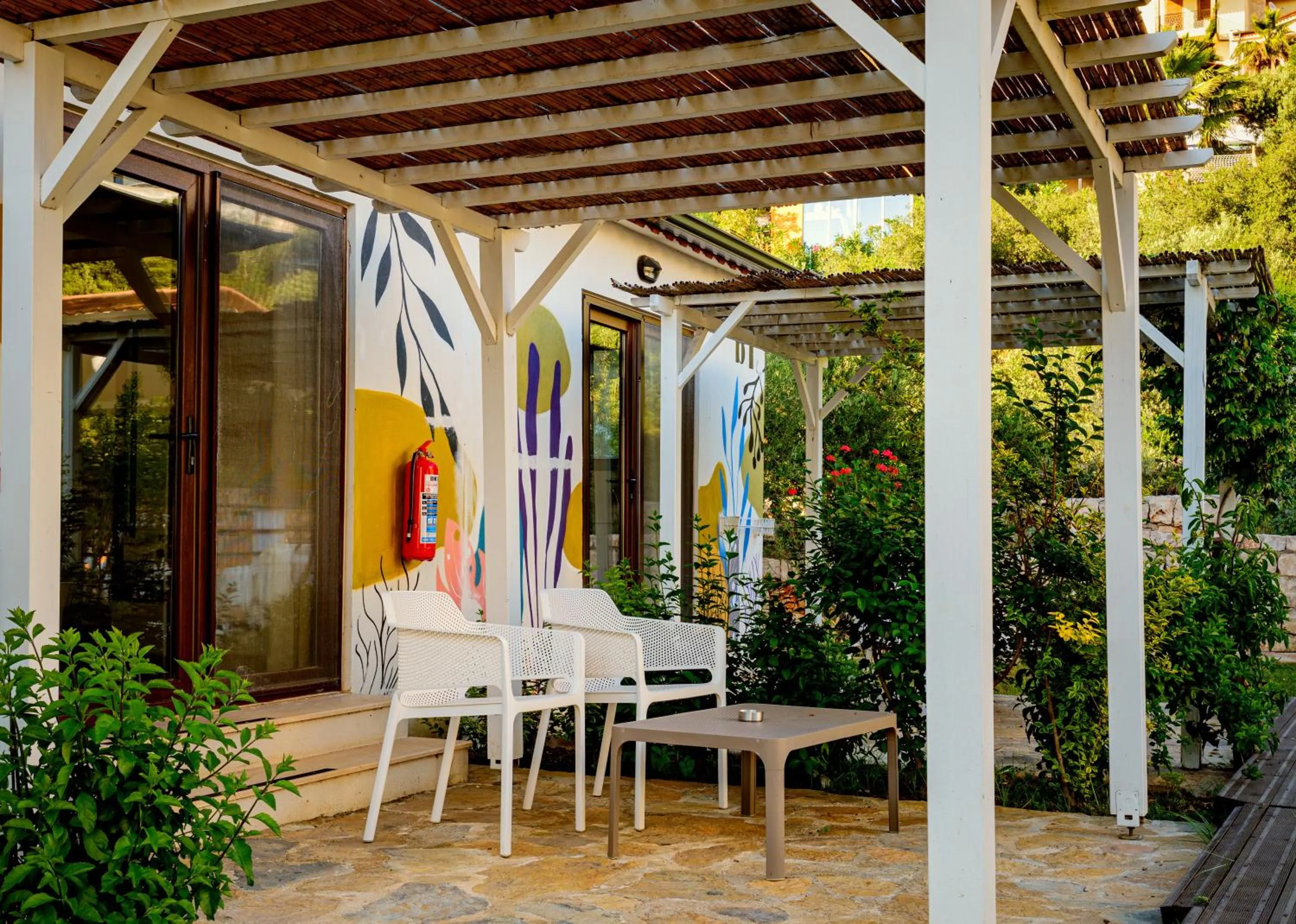 Patio in Sea Garden Kaş Hotel