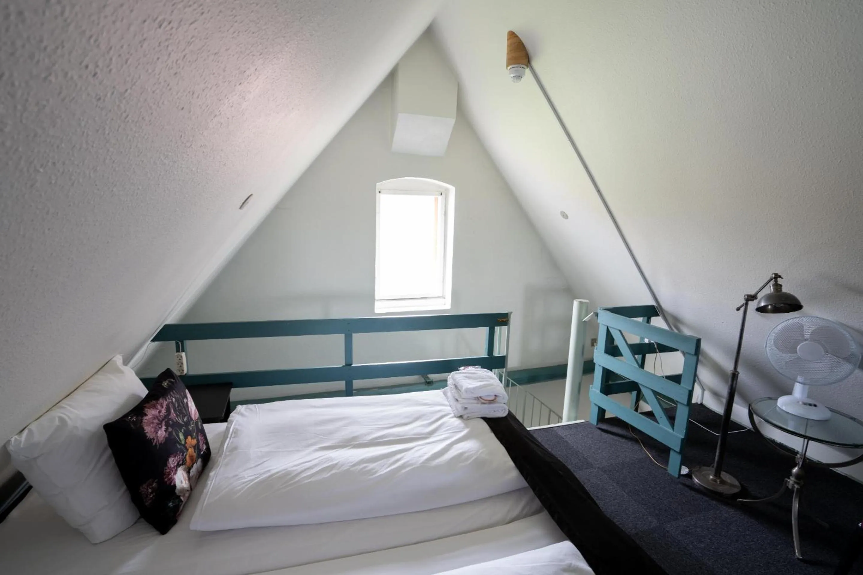 Bed in Hotel Vinhuset