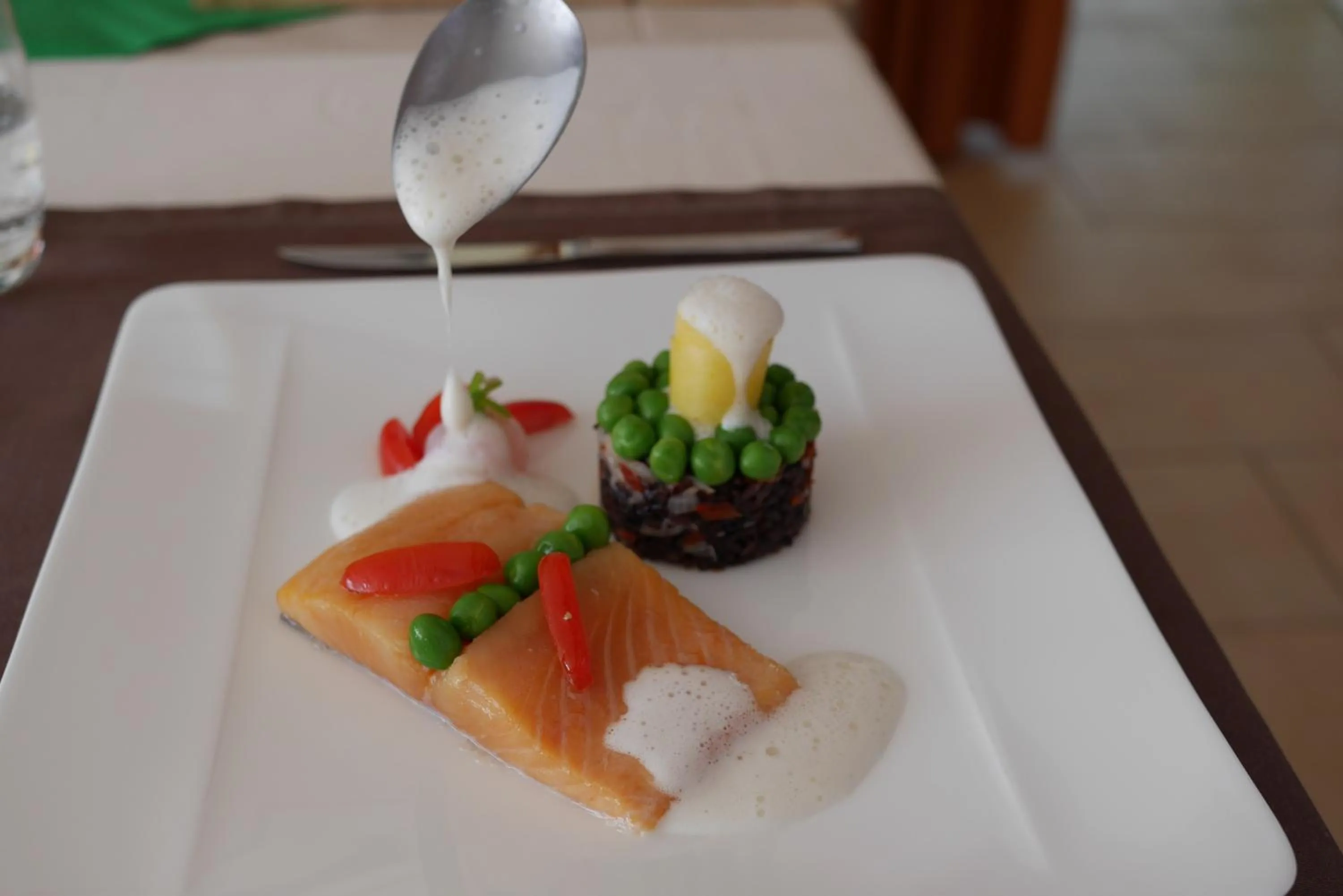 Food close-up in Auberge Aux Deux Sapins