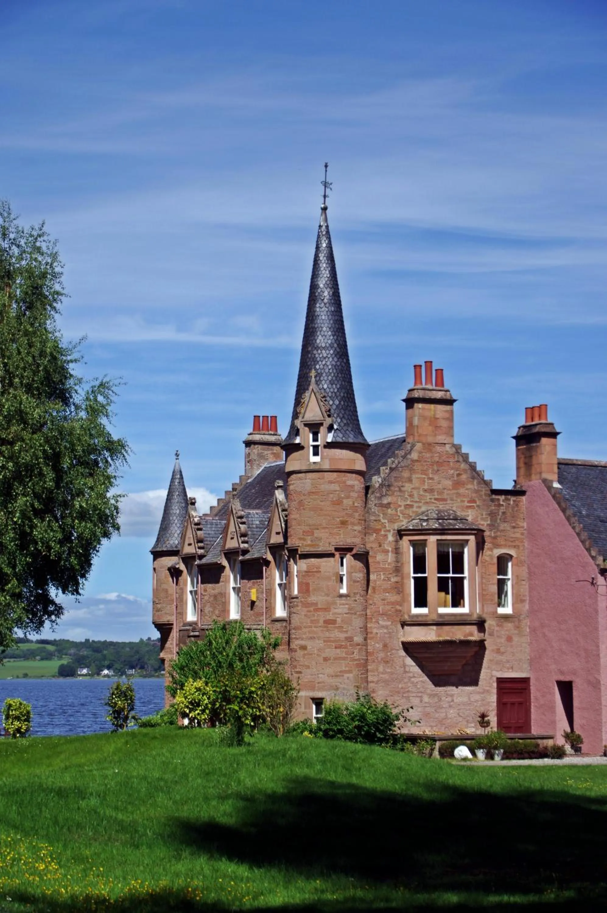 Garden view in Bunchrew House Hotel