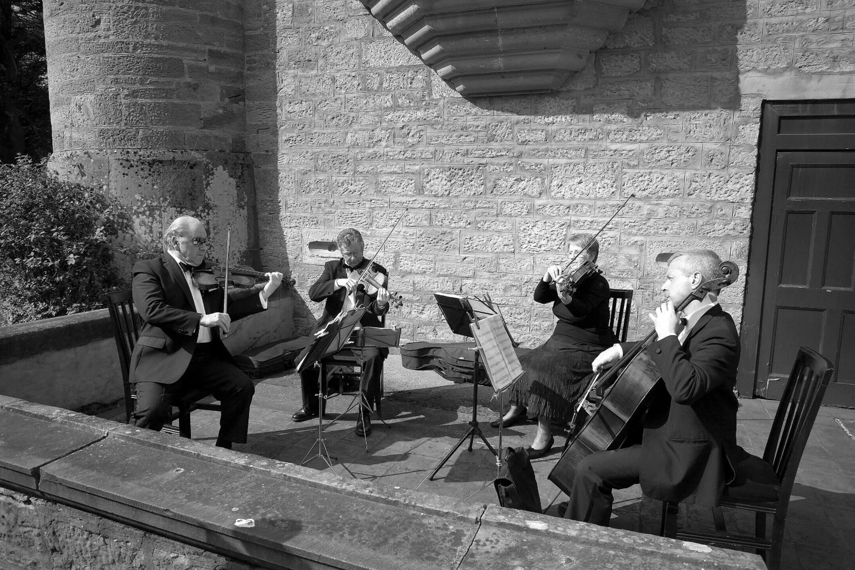 Balcony/Terrace in Bunchrew House Hotel