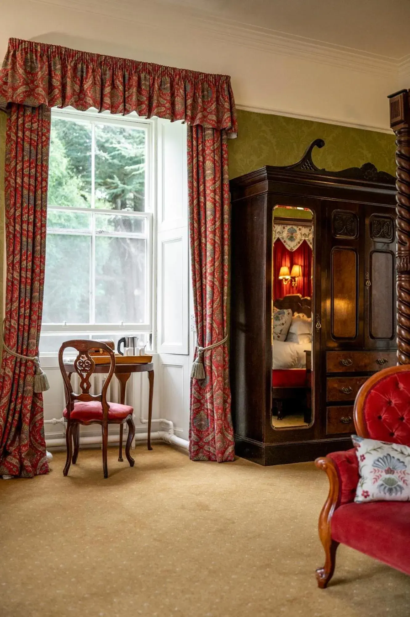 Bedroom, Bed in Bunchrew House Hotel Bedroom, Bed in Bunchrew House Hotel