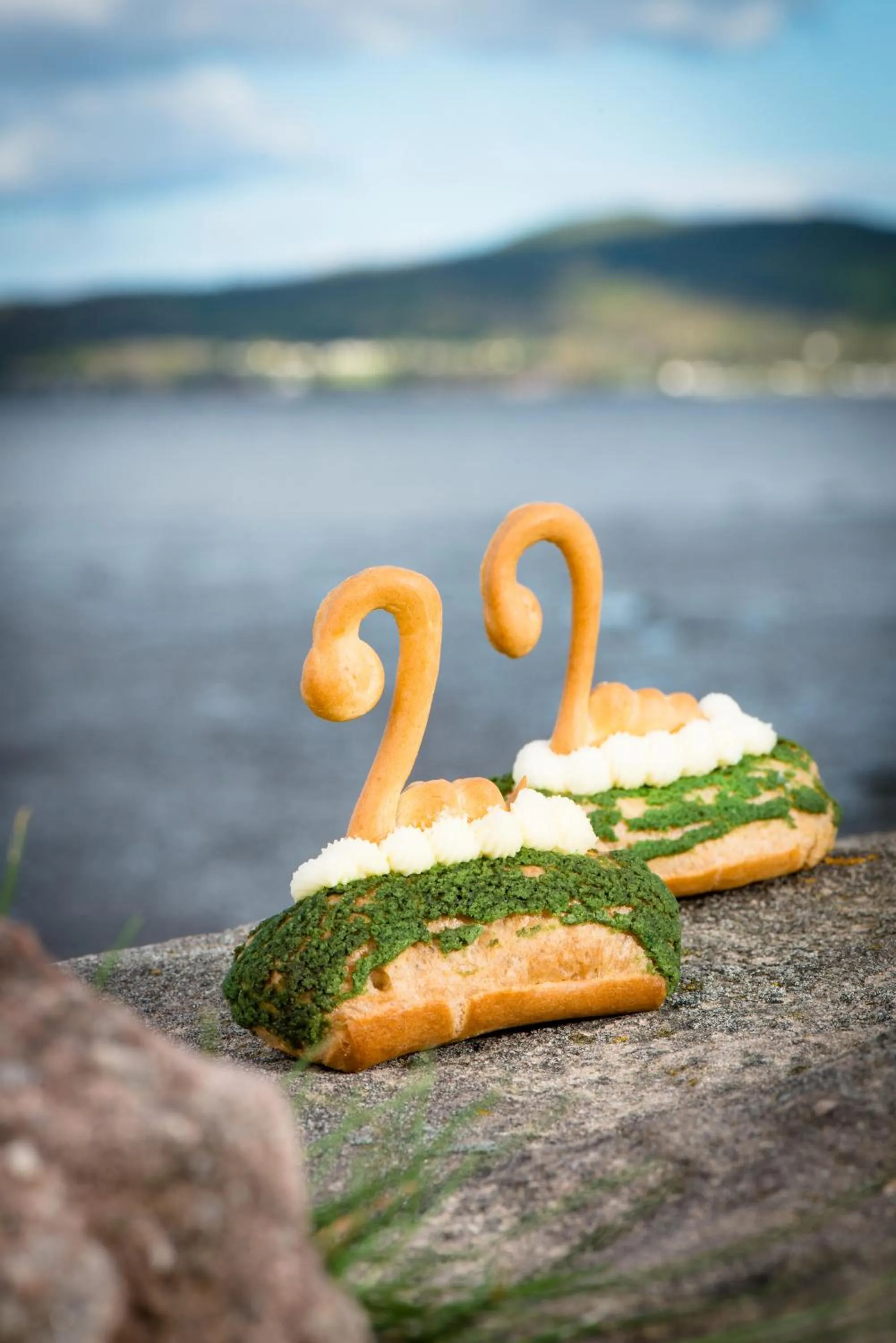 Food close-up in Bunchrew House Hotel
