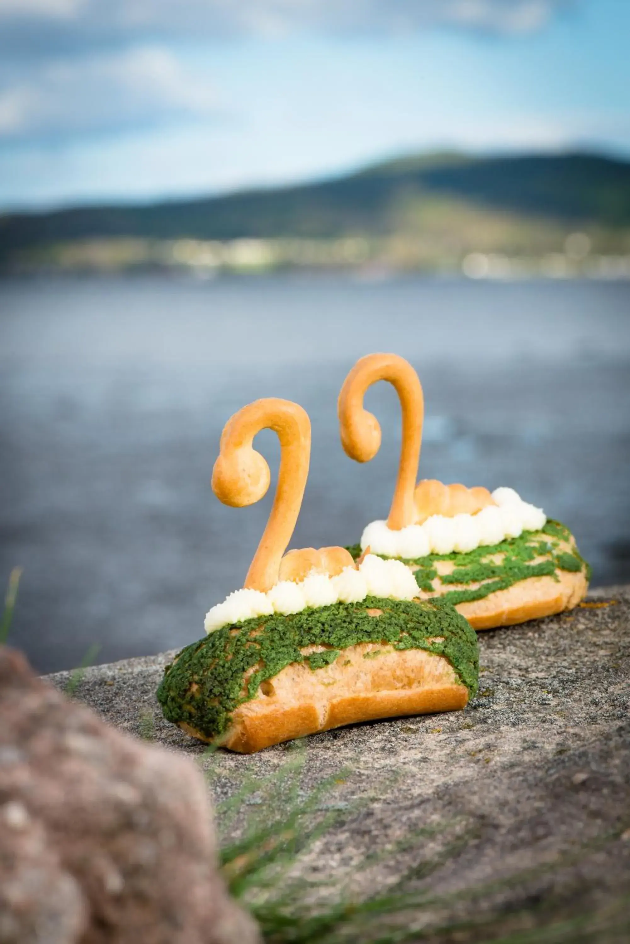 Food close-up in Bunchrew House Hotel Food close-up in Bunchrew House Hotel