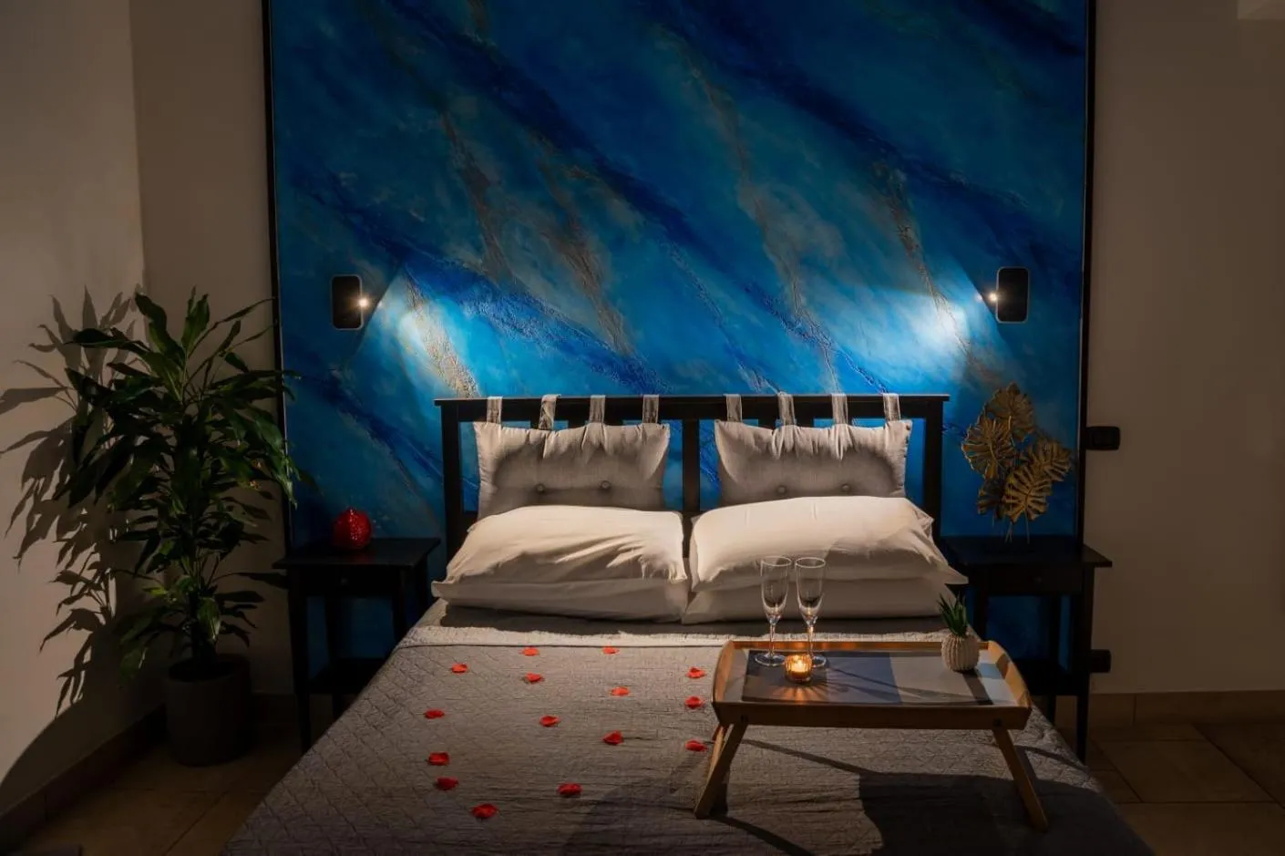 Bed in B&B La Sorgente