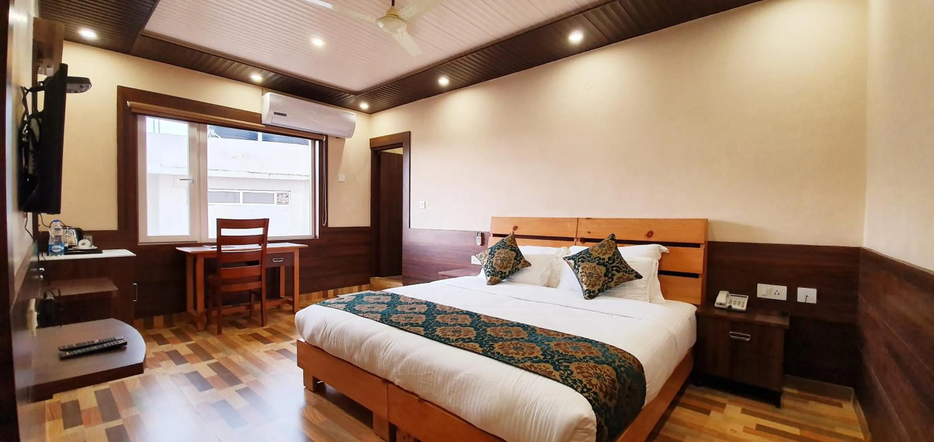 Bedroom, Bed in Hotel Buddha House Himalayan Brothers