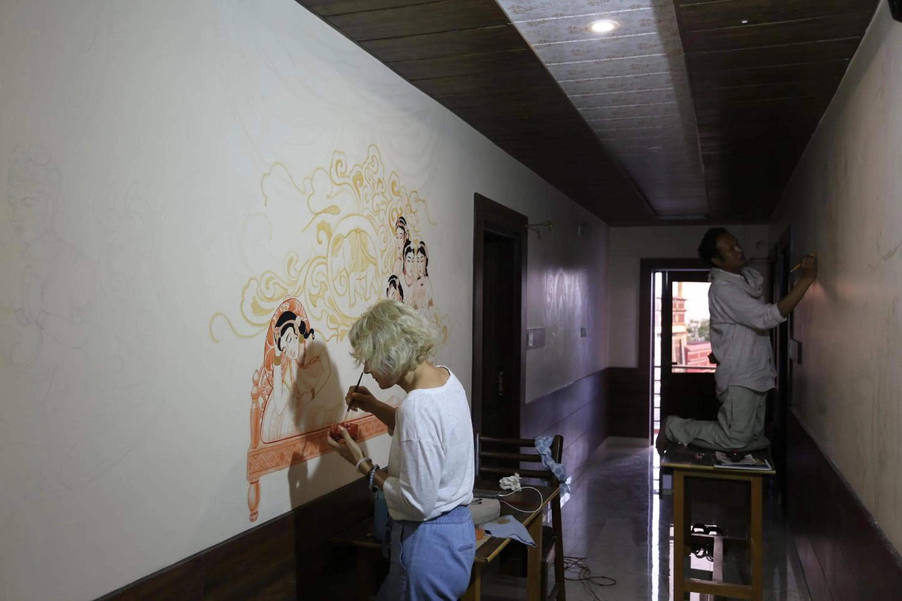 People in Hotel Buddha House Himalayan Brothers