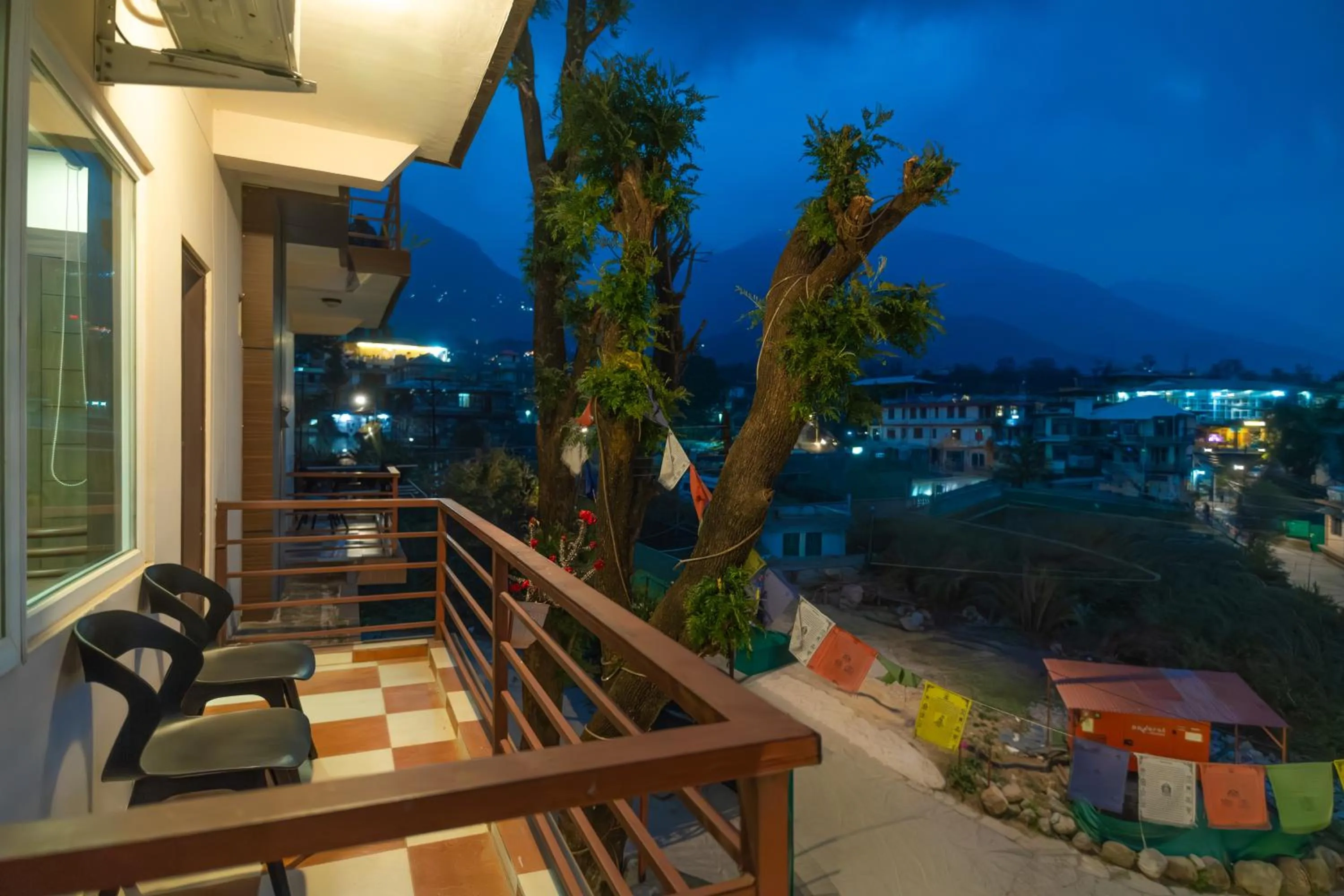 Balcony/Terrace in Hotel Buddha House Himalayan Brothers