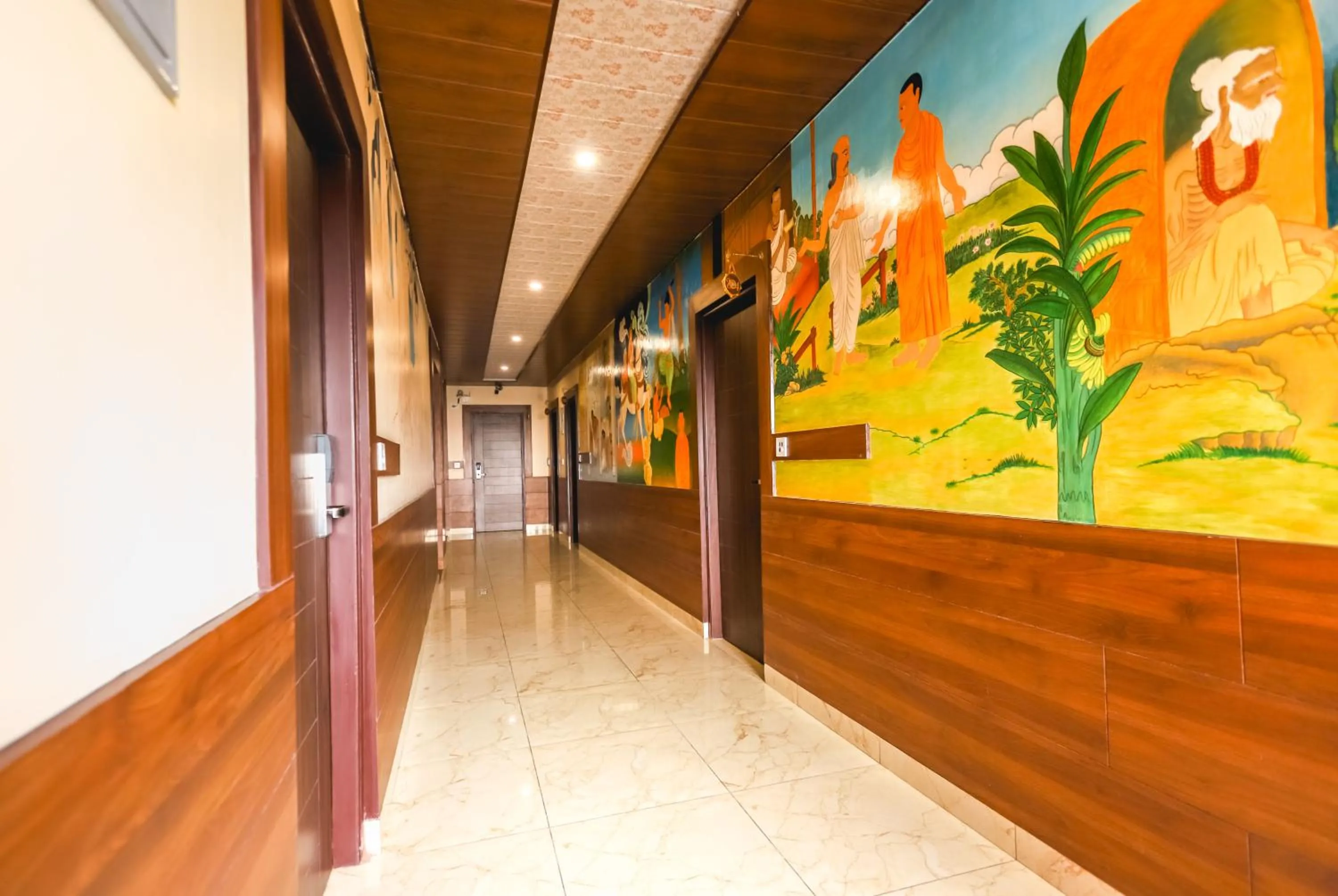 Lobby or reception in Hotel Buddha House Himalayan Brothers