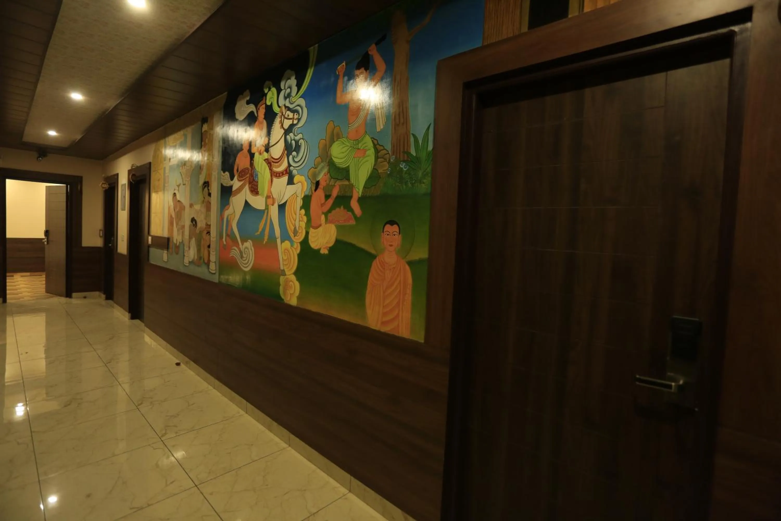 Lobby or reception in Hotel Buddha House Himalayan Brothers