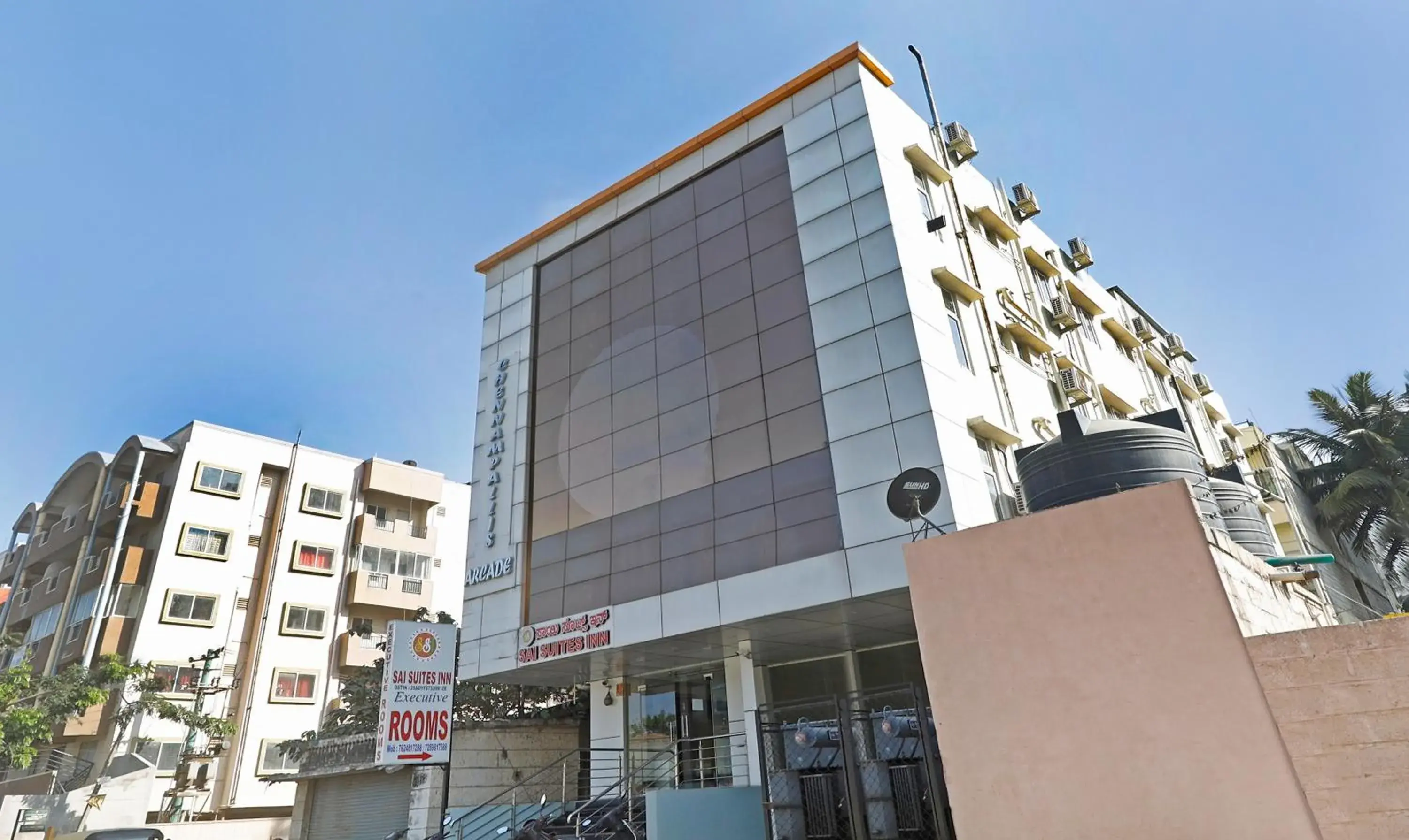 Property building in Treebo Sai Suites Inn Nagavara Property building in Treebo Sai Suites Inn Nagavara