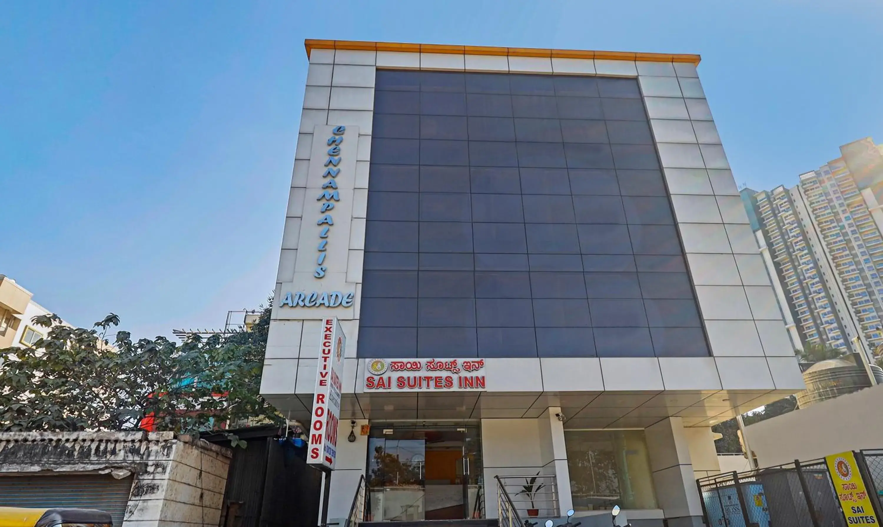 Facade/entrance in Treebo Sai Suites Inn Nagavara Facade/entrance in Treebo Sai Suites Inn Nagavara