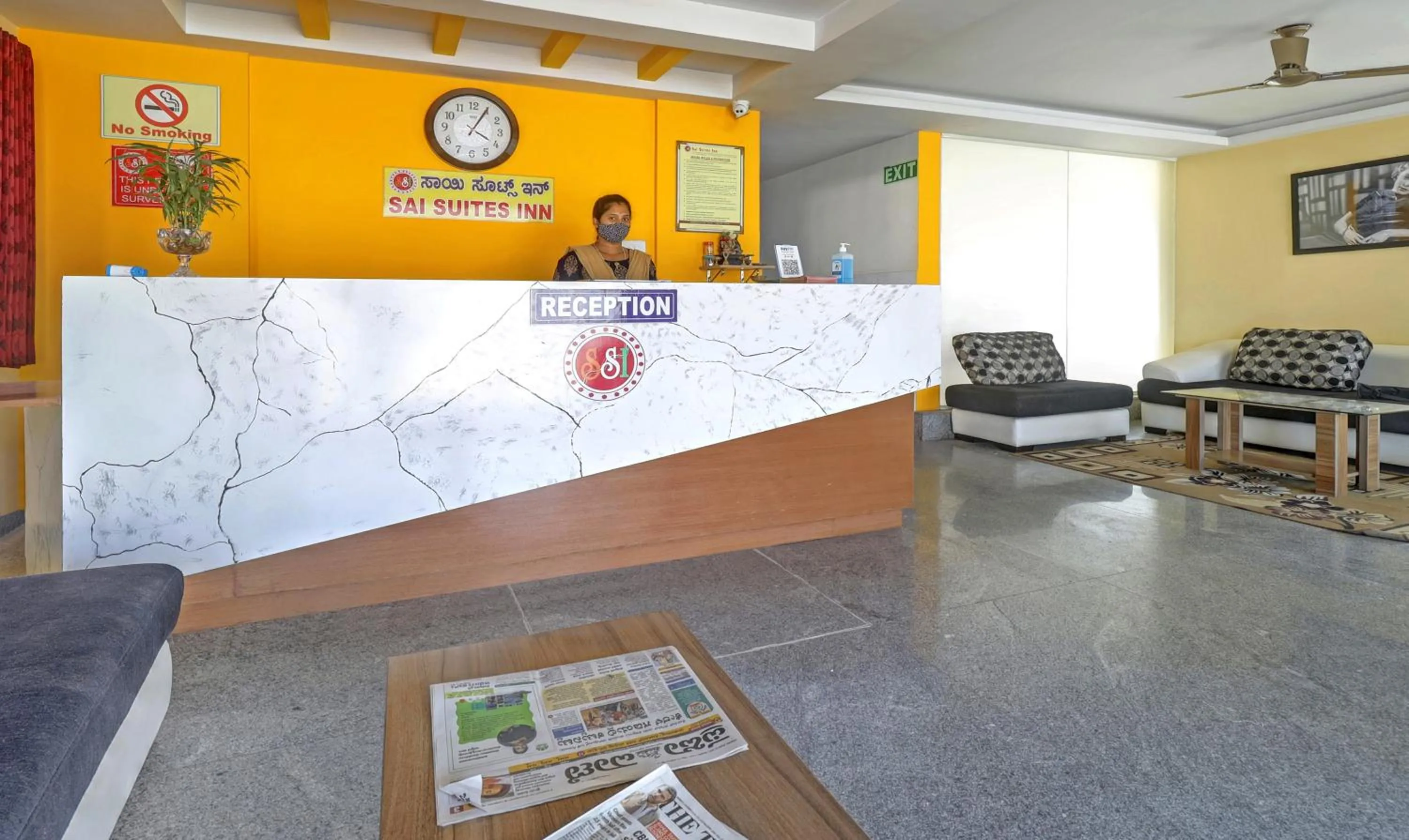 Lobby or reception in Treebo Sai Suites Inn Nagavara