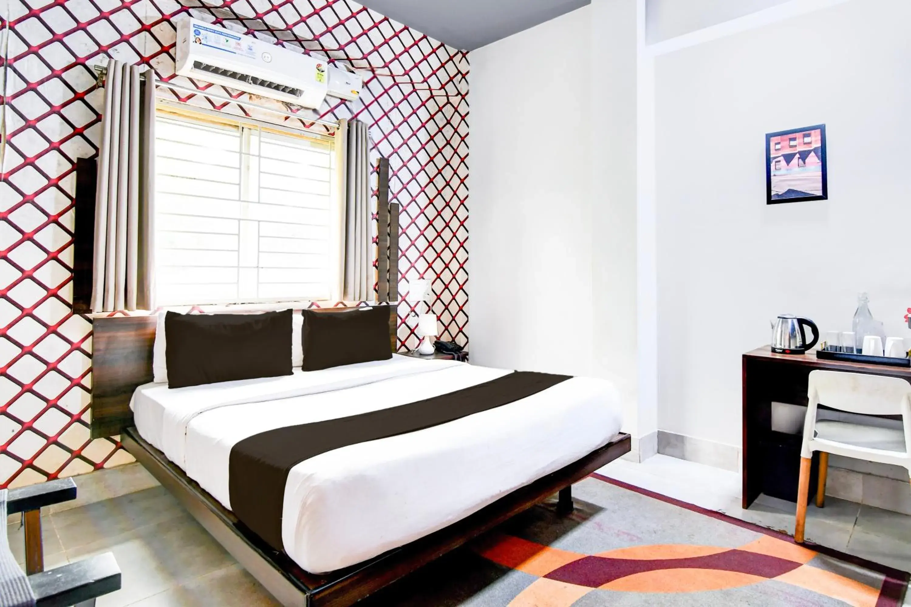 Bedroom, Bed in Super Townhouse Chandrasekharpur Bedroom, Bed in Super Townhouse Chandrasekharpur