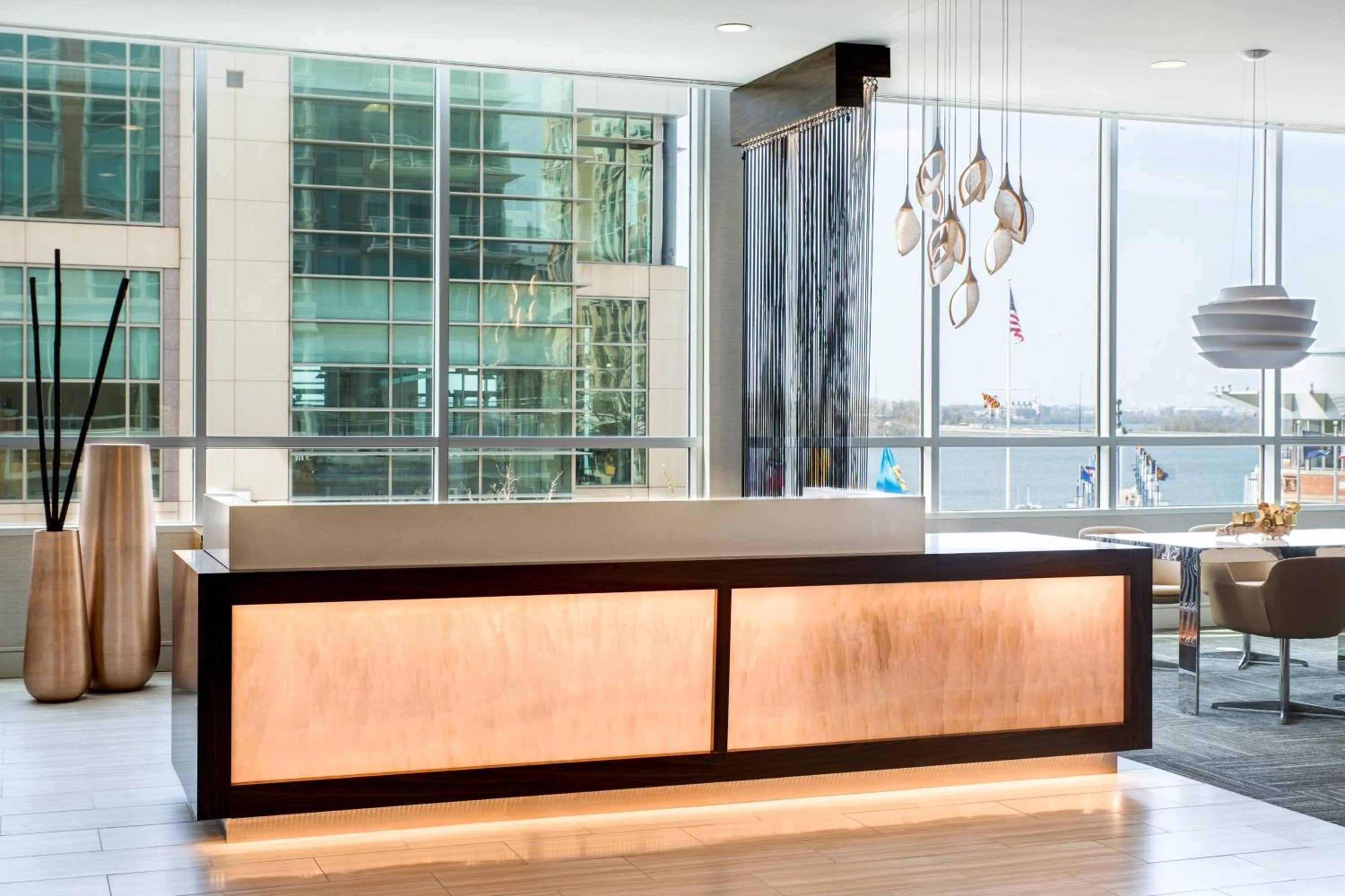 Lobby or reception in AC Hotel National Harbor Washington, DC Area