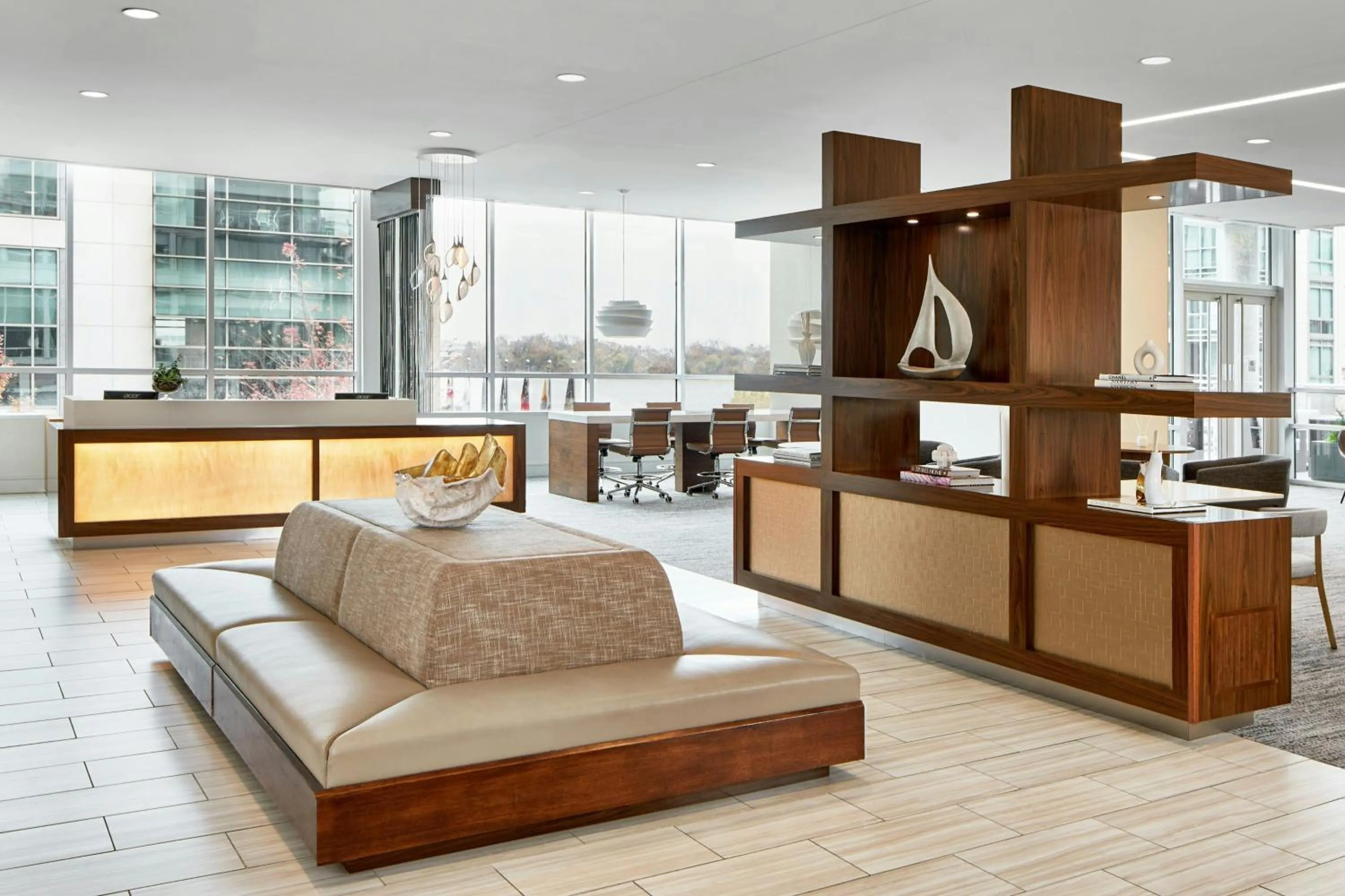 Lobby or reception in AC Hotel National Harbor Washington, DC Area