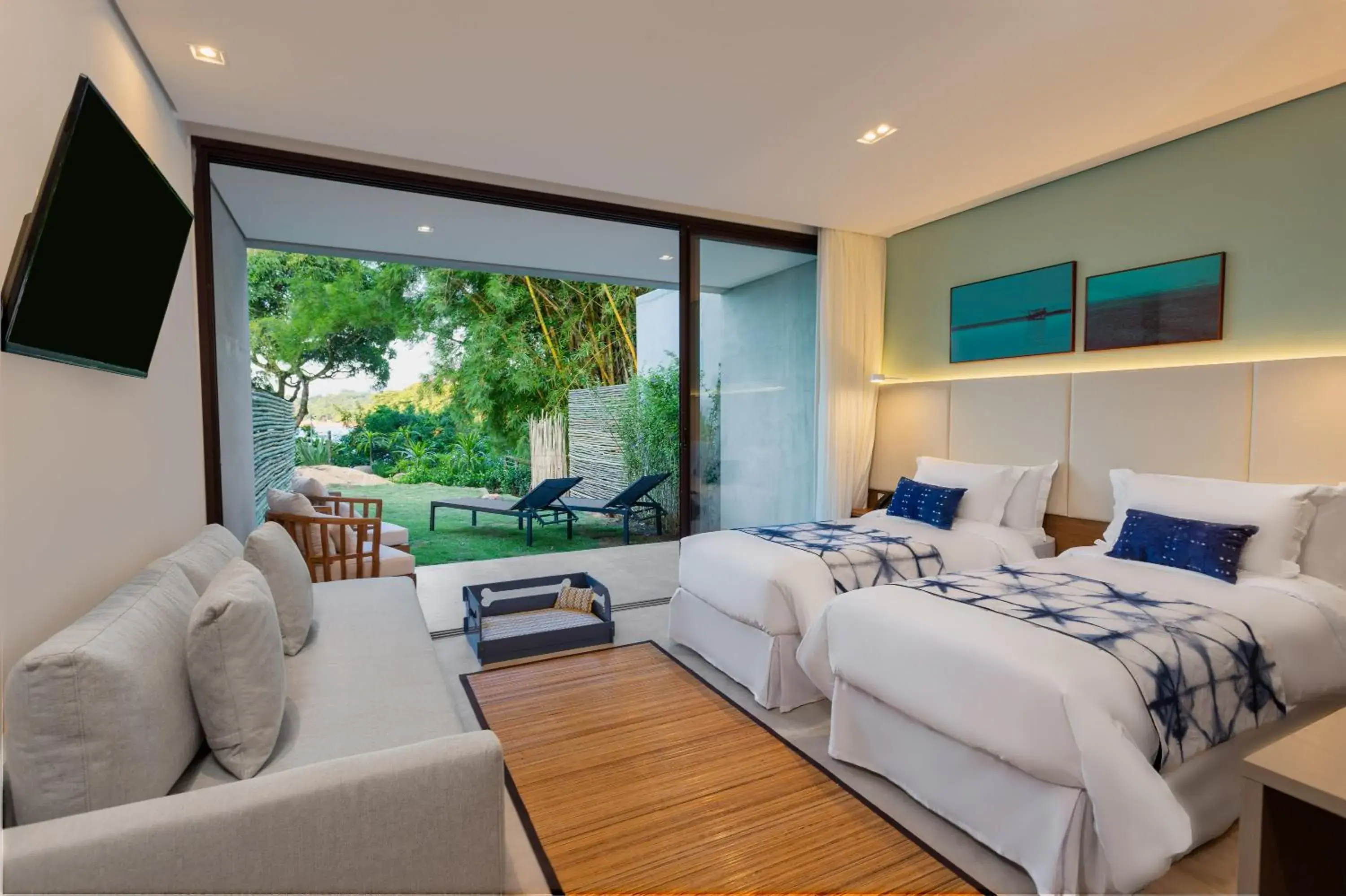 Villa with Twin Bed and Sea View in Casa Di Sirena Ilhabela Villa with Twin Bed and Sea View in Casa Di Sirena Ilhabela