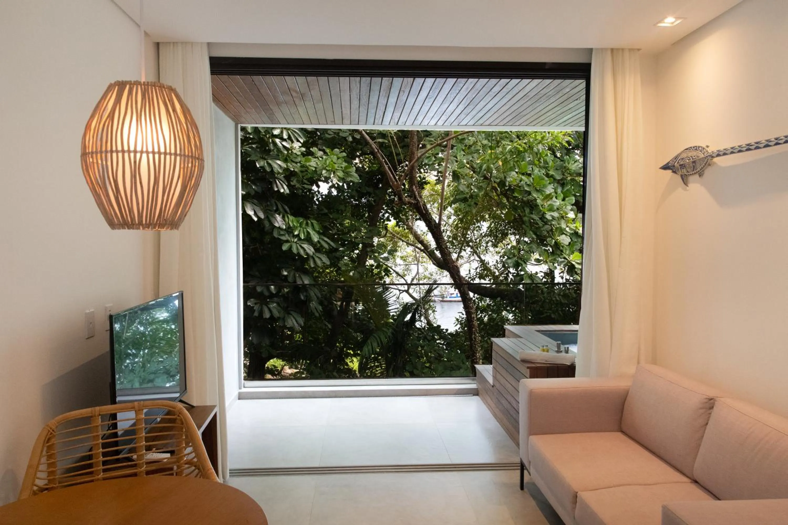 Living room in Casa Di Sirena Ilhabela